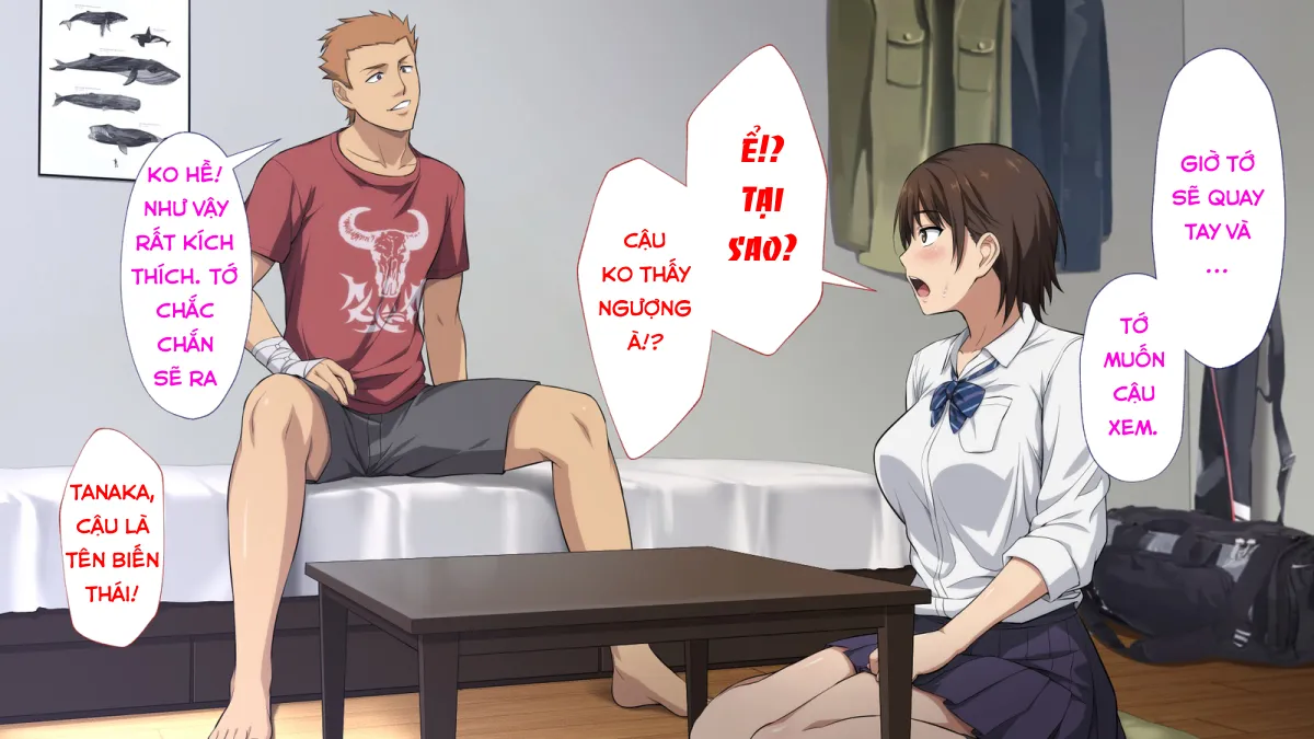 HentaiVN.net - Ảnh 34 - Netorareta JoshiMane ~Migite no Daida wa Ace no Kanojo~ - Chap 1