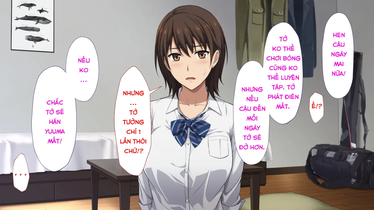HentaiVN.net - Ảnh 55 - Netorareta JoshiMane ~Migite no Daida wa Ace no Kanojo~ - Chap 1