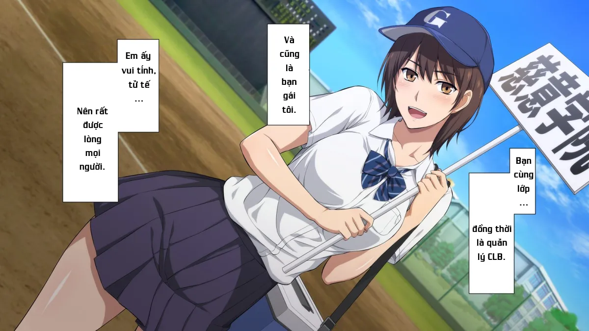 HentaiVN.net - Ảnh 9 - Netorareta JoshiMane ~Migite no Daida wa Ace no Kanojo~ - Chap 1