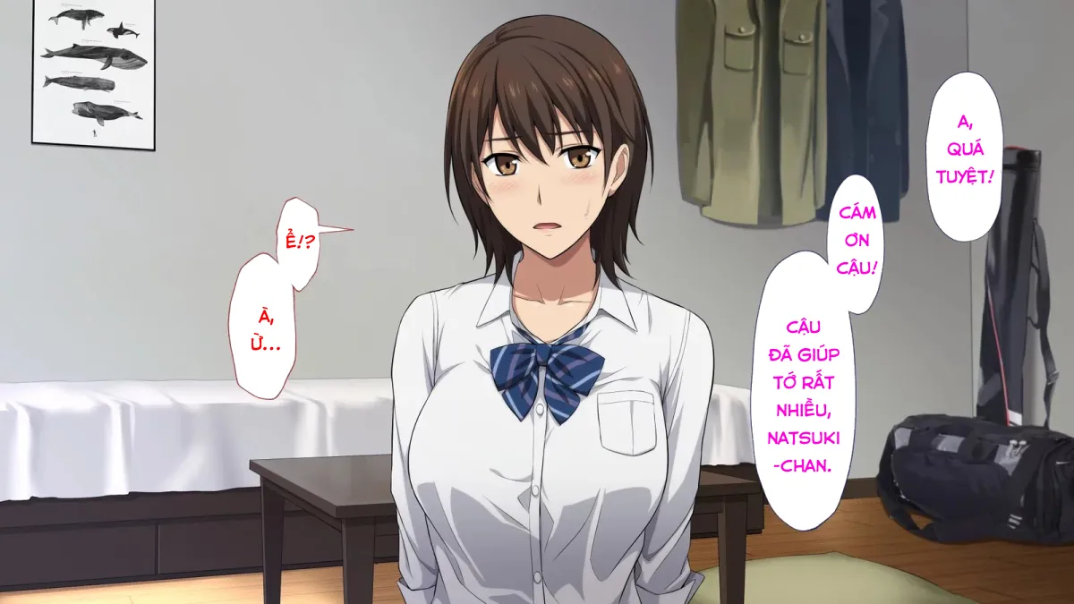 HentaiVN.net - Ảnh 21 - Netorareta JoshiMane ~Migite no Daida wa Ace no Kanojo~ - Chap 2