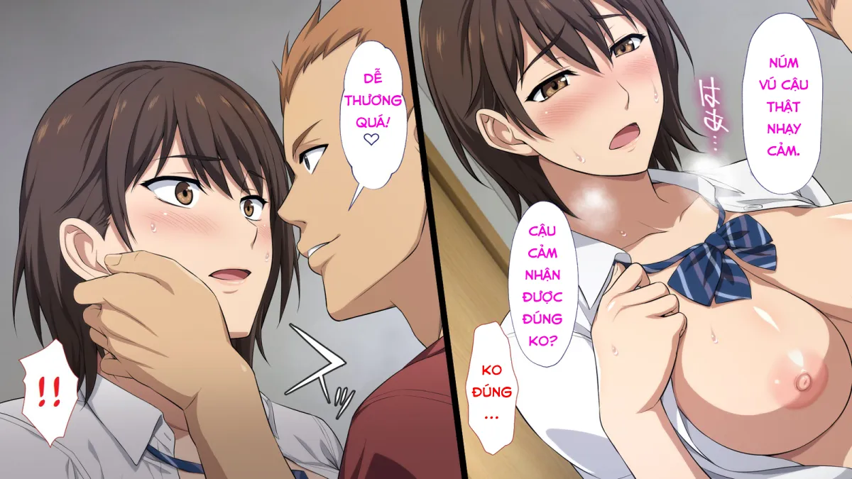 HentaiVN.net - Ảnh 22 - Netorareta JoshiMane ~Migite no Daida wa Ace no Kanojo~ - Chap 3