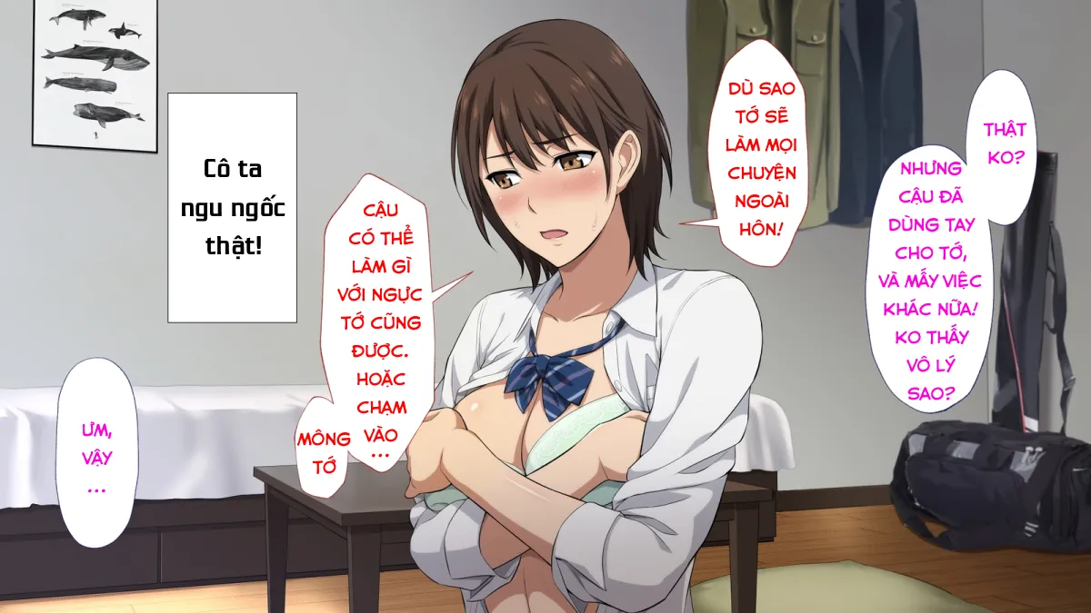 HentaiVN.net - Ảnh 24 - Netorareta JoshiMane ~Migite no Daida wa Ace no Kanojo~ - Chap 3