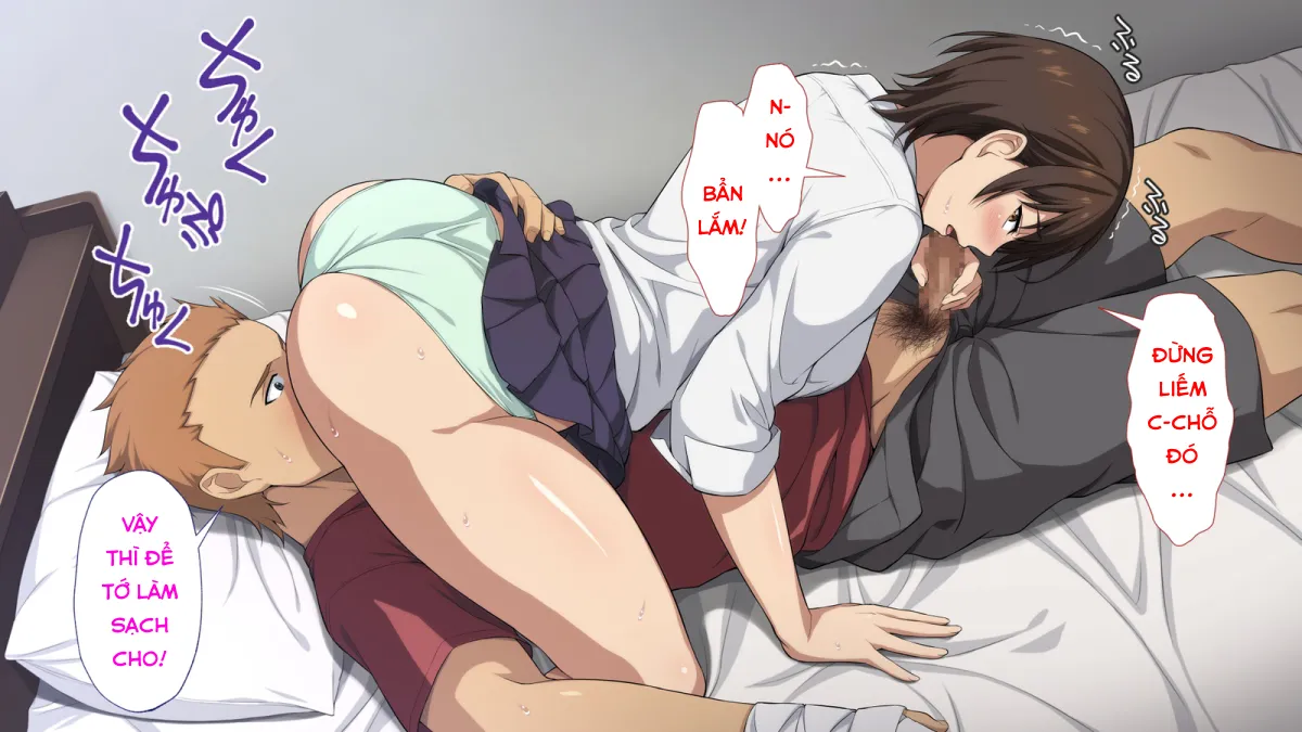 HentaiVN.net - Ảnh 16 - Netorareta JoshiMane ~Migite no Daida wa Ace no Kanojo~ - Chap 4
