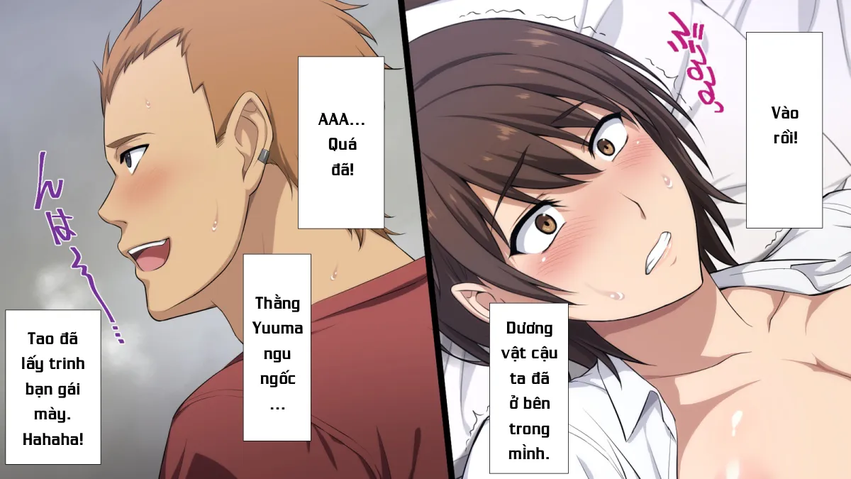 HentaiVN.net - Ảnh 36 - Netorareta JoshiMane ~Migite no Daida wa Ace no Kanojo~ - Chap 4