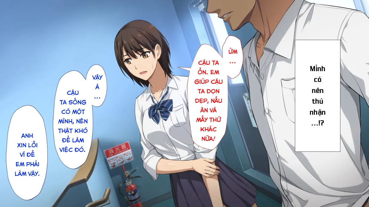 HentaiVN.net - Ảnh 4 - Netorareta JoshiMane ~Migite no Daida wa Ace no Kanojo~ - Chap 4