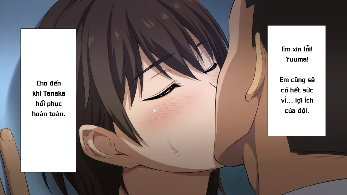 HentaiVN.net - Ảnh 9 - Netorareta JoshiMane ~Migite no Daida wa Ace no Kanojo~ - Chap 4