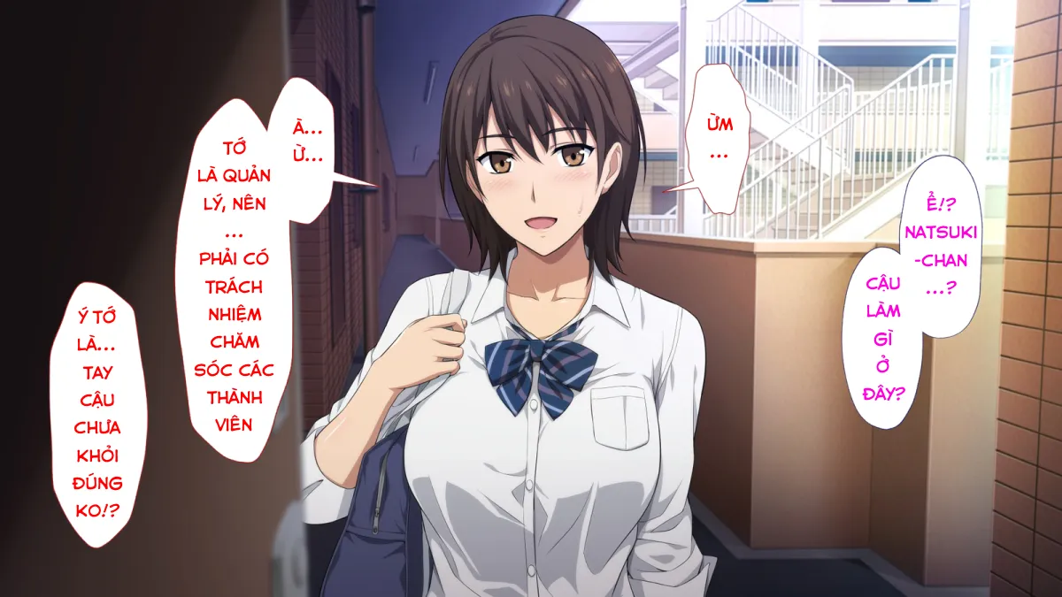 HentaiVN.net - Ảnh 3 - Netorareta JoshiMane ~Migite no Daida wa Ace no Kanojo~ - Chap 5