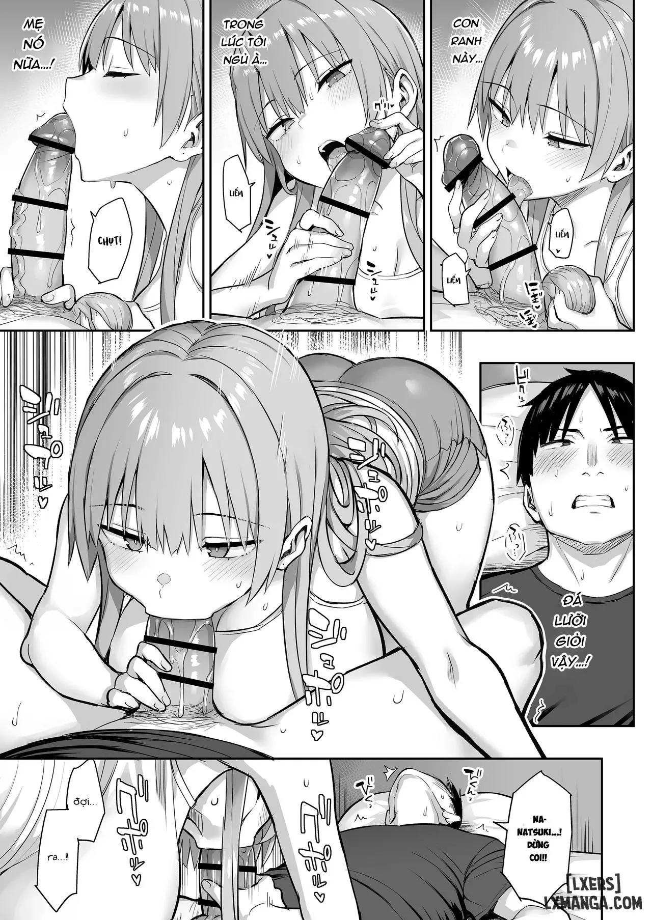 HentaiVN.net - Ảnh 11 - Moto InCha no Kyonyuu Yariman Imouto ga Erosugite, Onii-chan wa Mou...!! 4 - Oneshot.