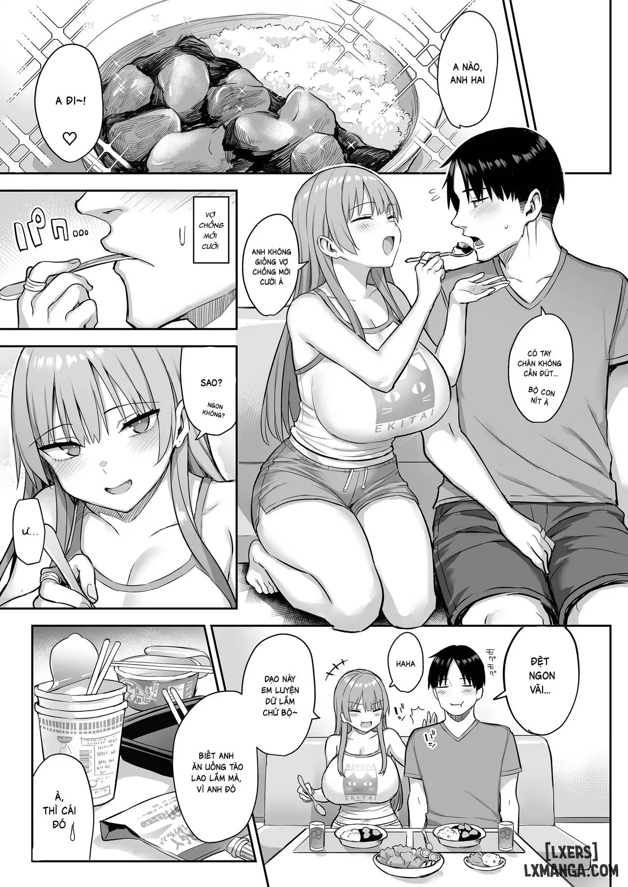 HentaiVN.net - Ảnh 25 - Moto InCha no Kyonyuu Yariman Imouto ga Erosugite, Onii-chan wa Mou...!! 4 - Oneshot.