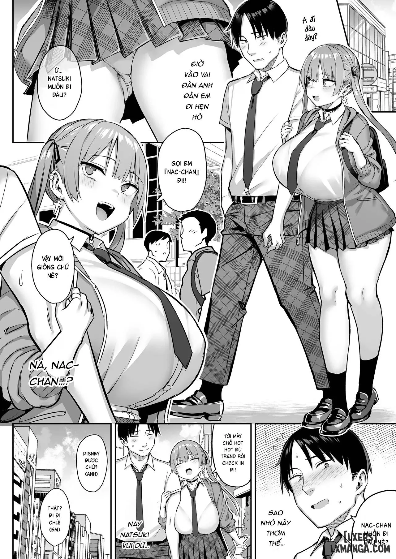 HentaiVN.net - Ảnh 32 - Moto InCha no Kyonyuu Yariman Imouto ga Erosugite, Onii-chan wa Mou...!! 4 - Oneshot.