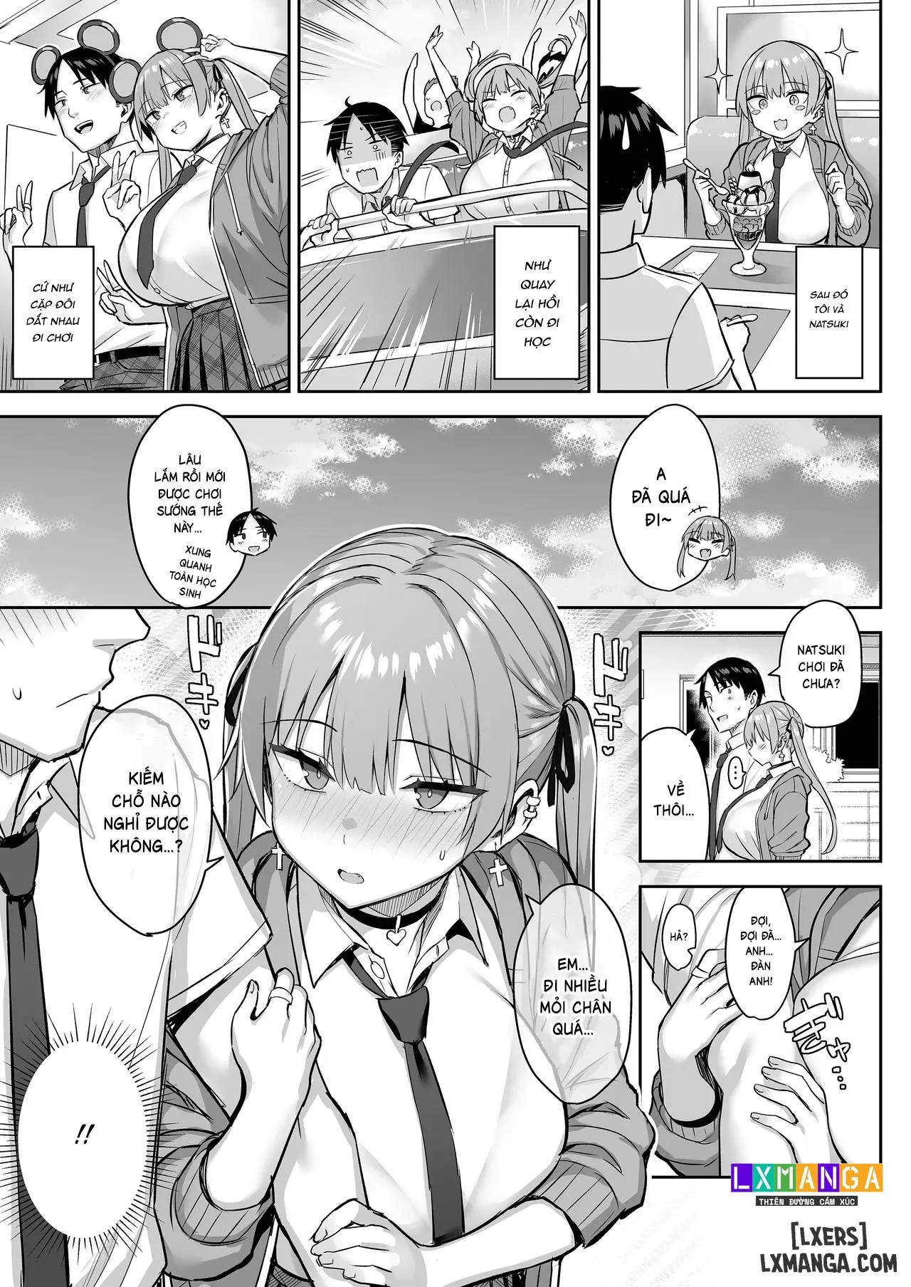 HentaiVN.net - Ảnh 33 - Moto InCha no Kyonyuu Yariman Imouto ga Erosugite, Onii-chan wa Mou...!! 4 - Oneshot.