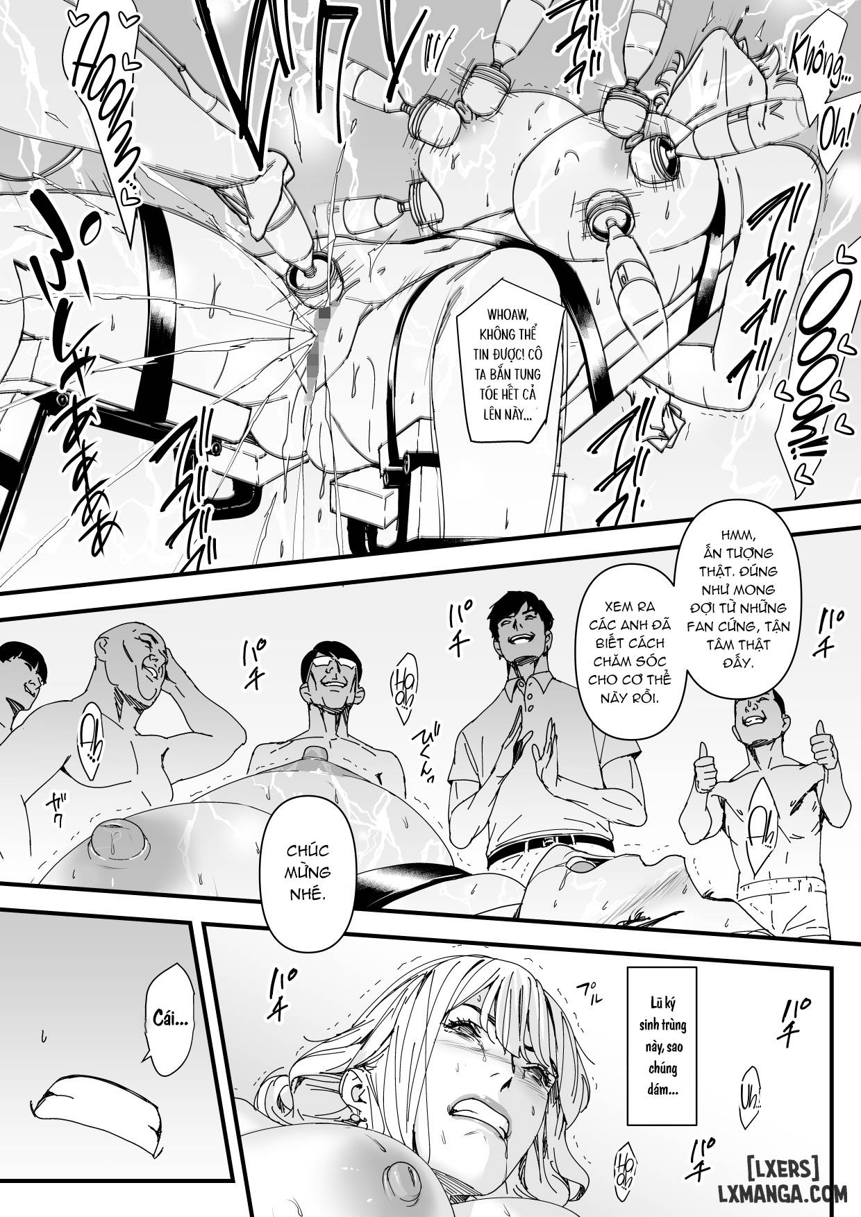 HentaiVN.net - Ảnh 22 - Charisma AV Joyuu (23-sai) o Intai Tekkai suru made Ikase Makuru 3 Fan Kanshasai Hen - Oneshot.