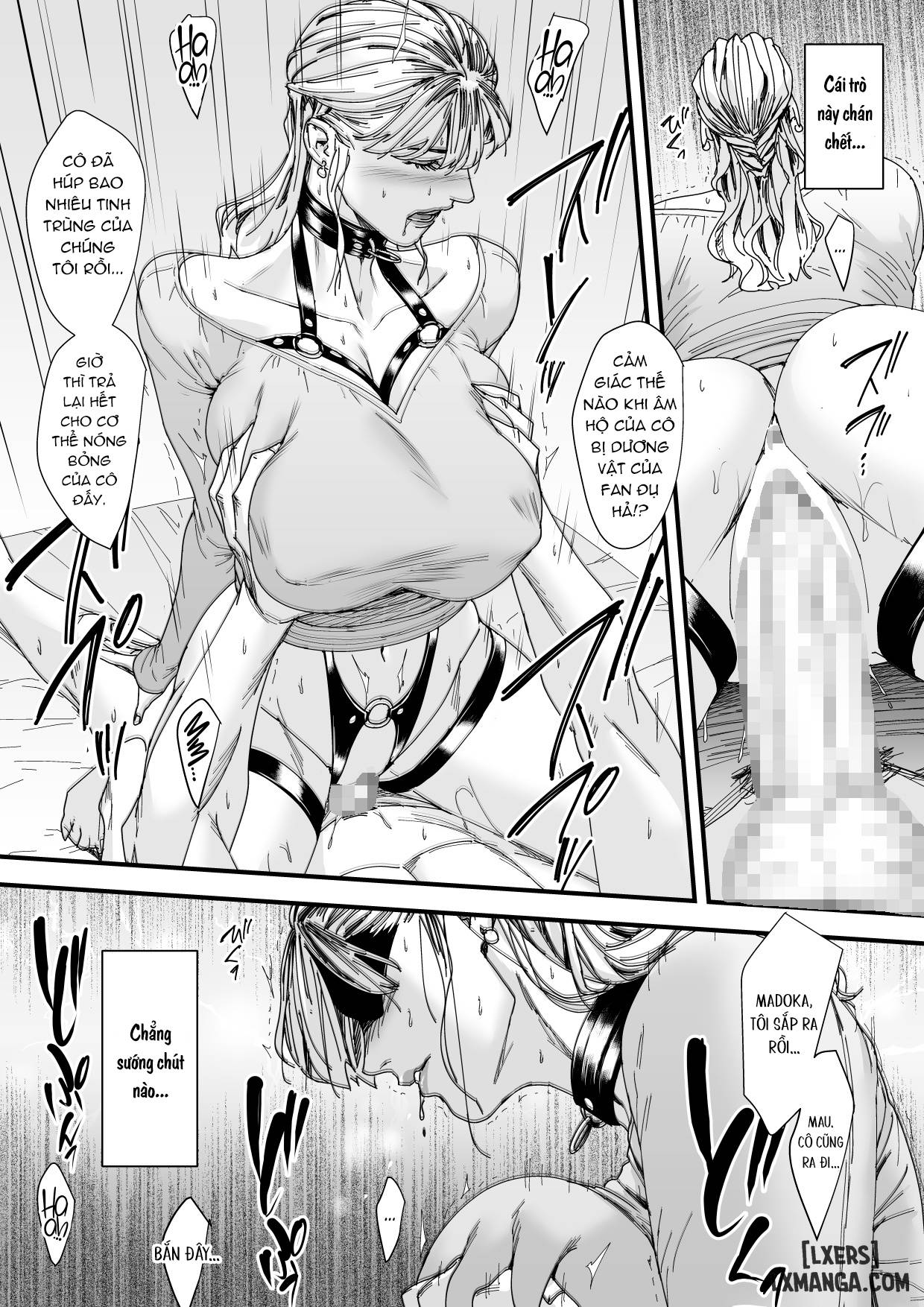 HentaiVN.net - Ảnh 31 - Charisma AV Joyuu (23-sai) o Intai Tekkai suru made Ikase Makuru 3 Fan Kanshasai Hen - Oneshot.
