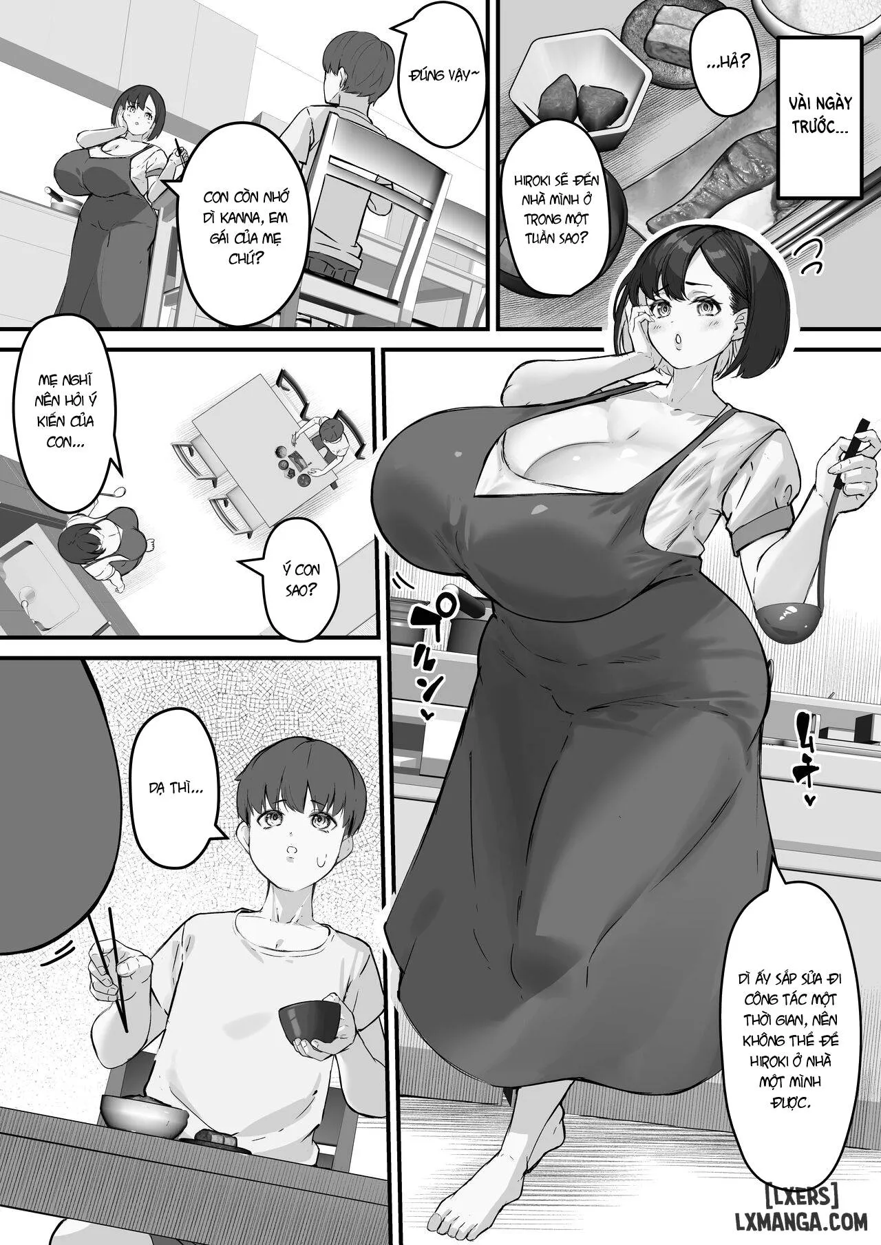 HentaiVN.net - Ảnh 4 - Netorare Kaa-san - Kaa-san ga Aitsu no Nikubenki ni Natta Hi - Chương 1
