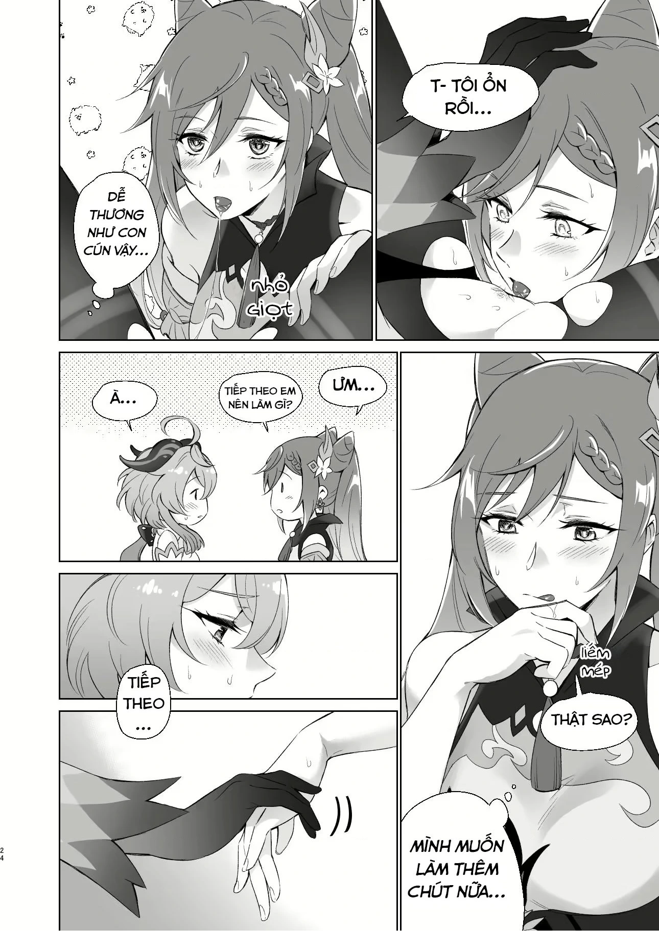 HentaiVN.net - Ảnh 23 - Tuyển tập truyện 18+ của họa sĩ Negom - Chap 1: Ngủ với em đi, Ganyu