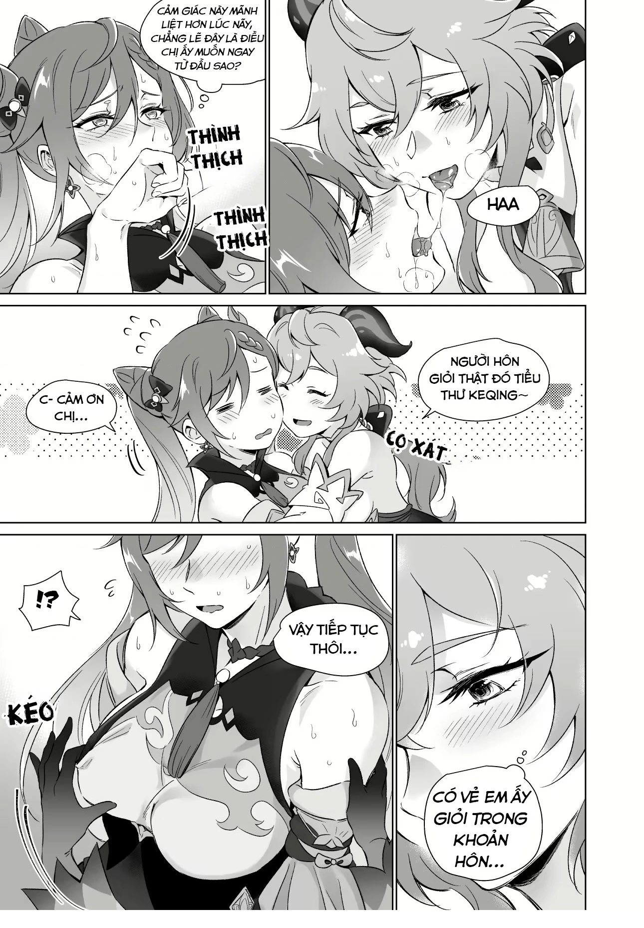 HentaiVN.net - Ảnh 10 - Tuyển tập truyện 18+ của họa sĩ Negom - Chap 2: Ngủ với em đi Ganyu (2)