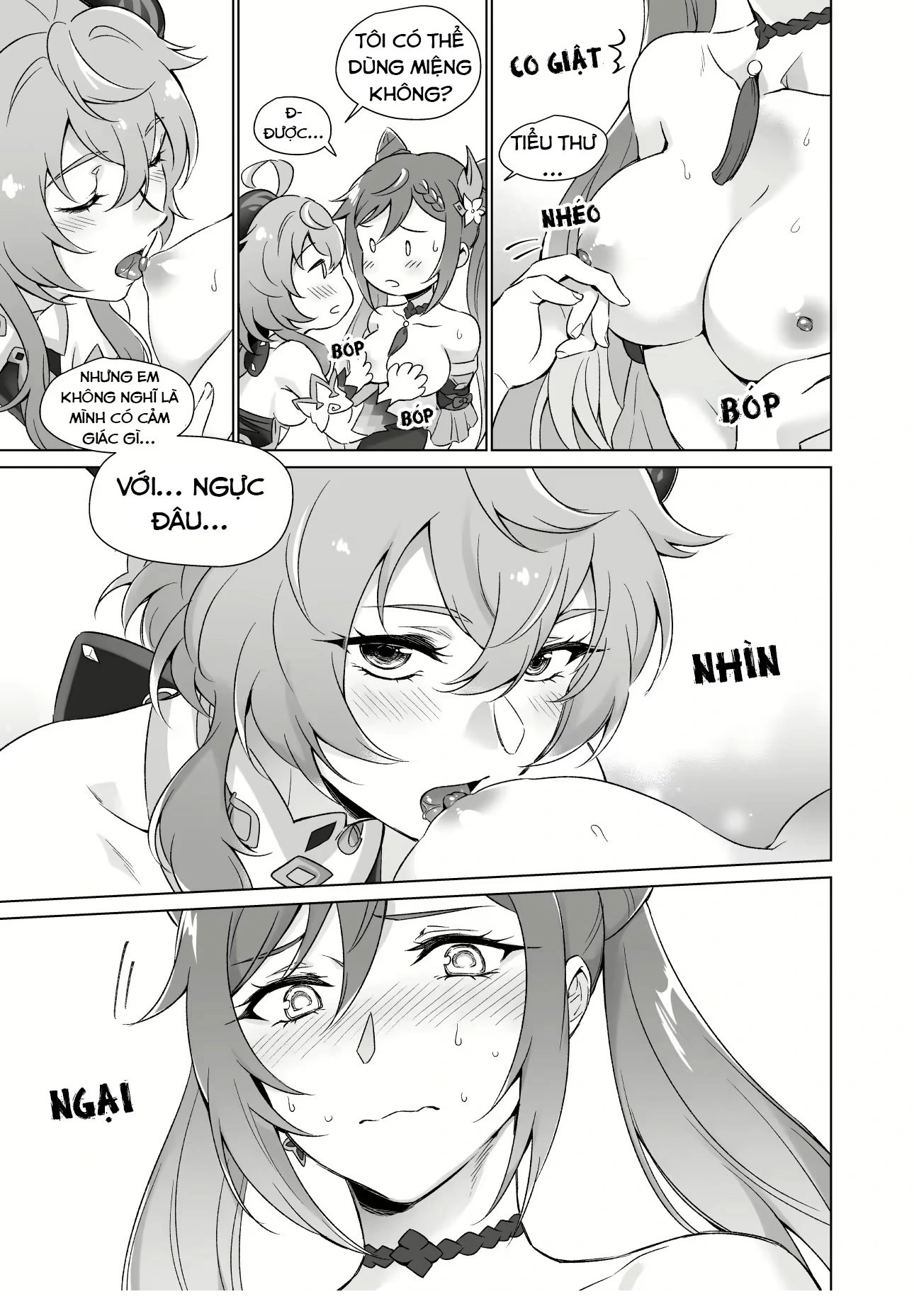 HentaiVN.net - Ảnh 14 - Tuyển tập truyện 18+ của họa sĩ Negom - Chap 2: Ngủ với em đi Ganyu (2)
