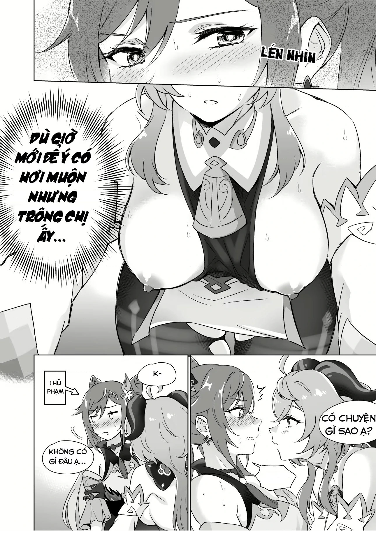 HentaiVN.net - Ảnh 7 - Tuyển tập truyện 18+ của họa sĩ Negom - Chap 2: Ngủ với em đi Ganyu (2)