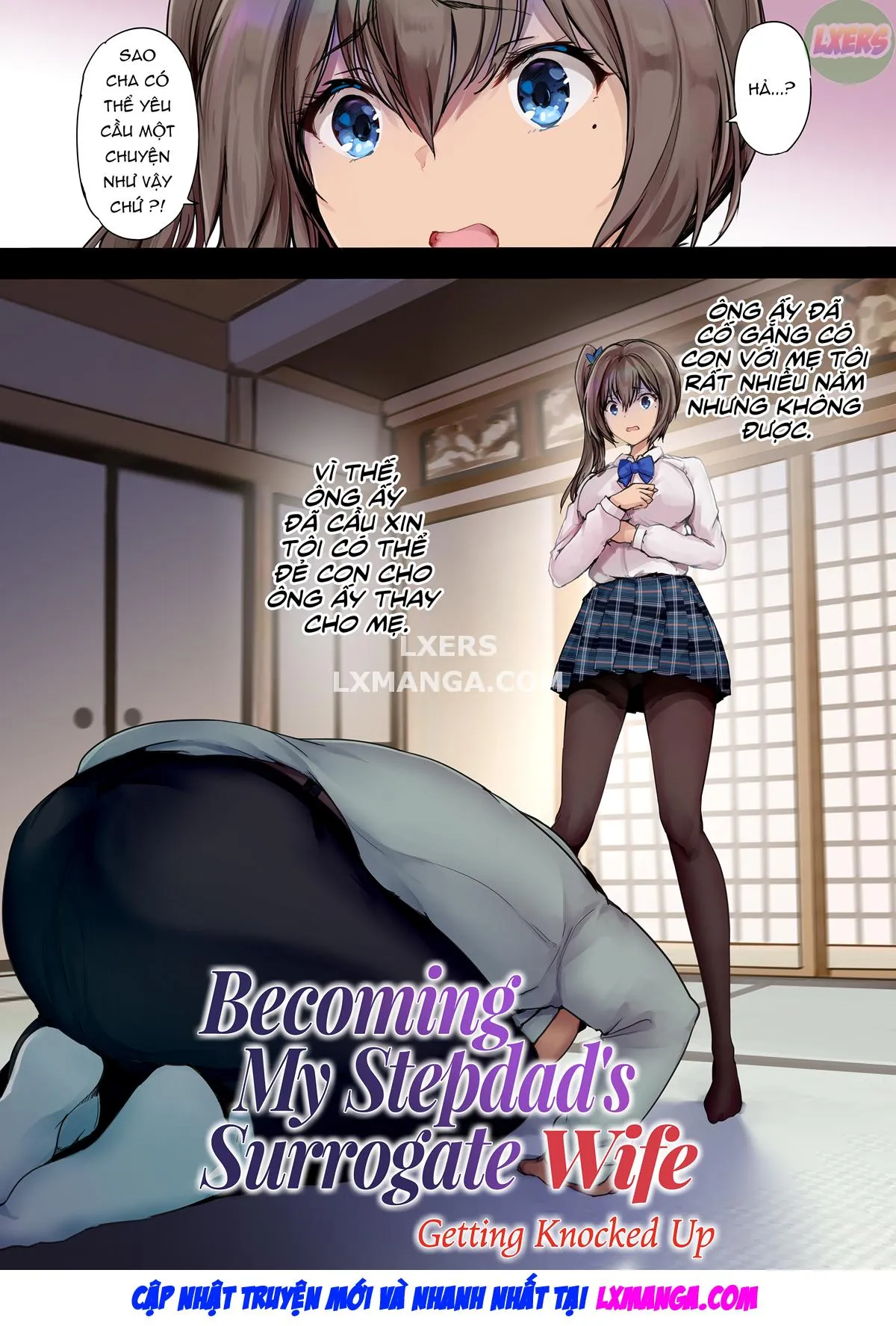 HentaiVN.net - Ảnh 8 - Trở Thành Vợ Thay Thế Của Cha Dượng - Chap 1