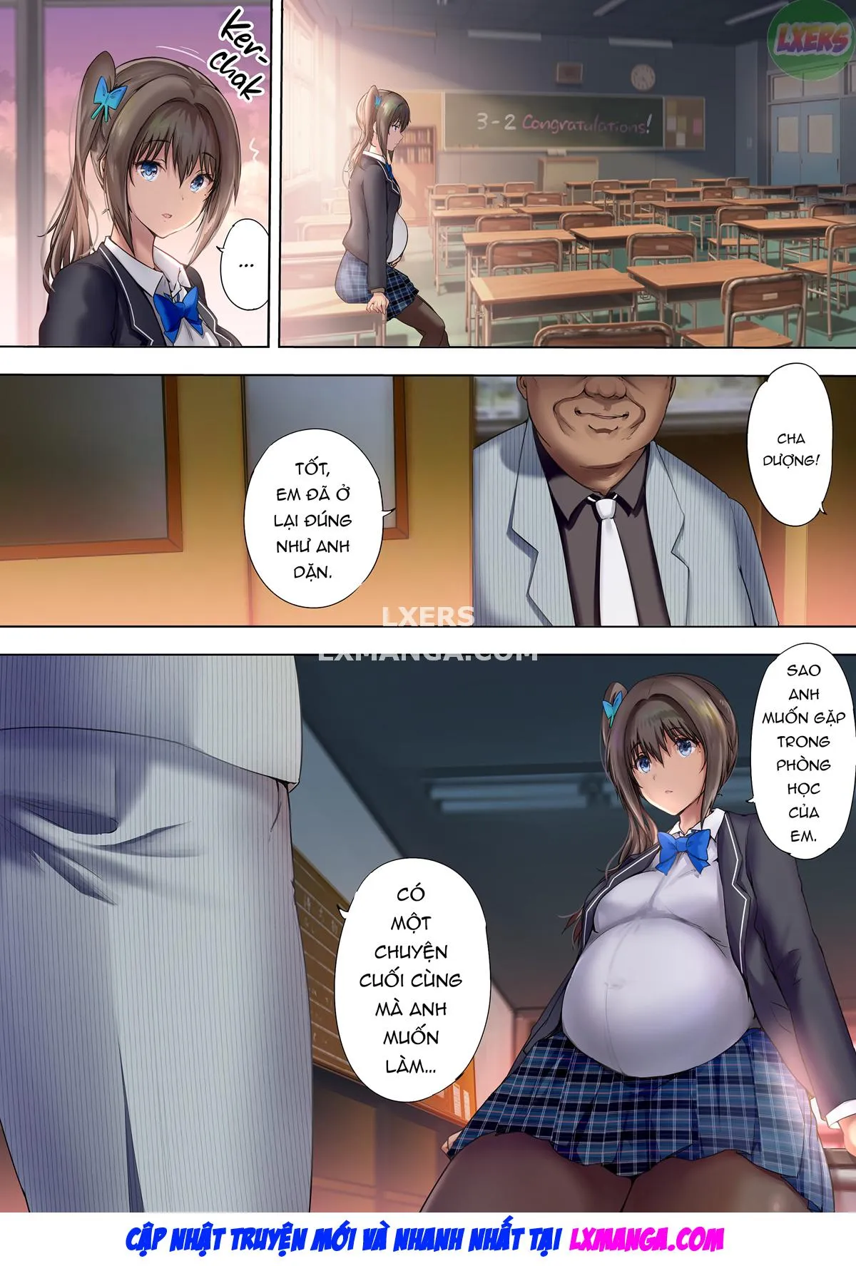 HentaiVN.net - Ảnh 24 - Trở Thành Vợ Thay Thế Của Cha Dượng - Chap 3 - [END]