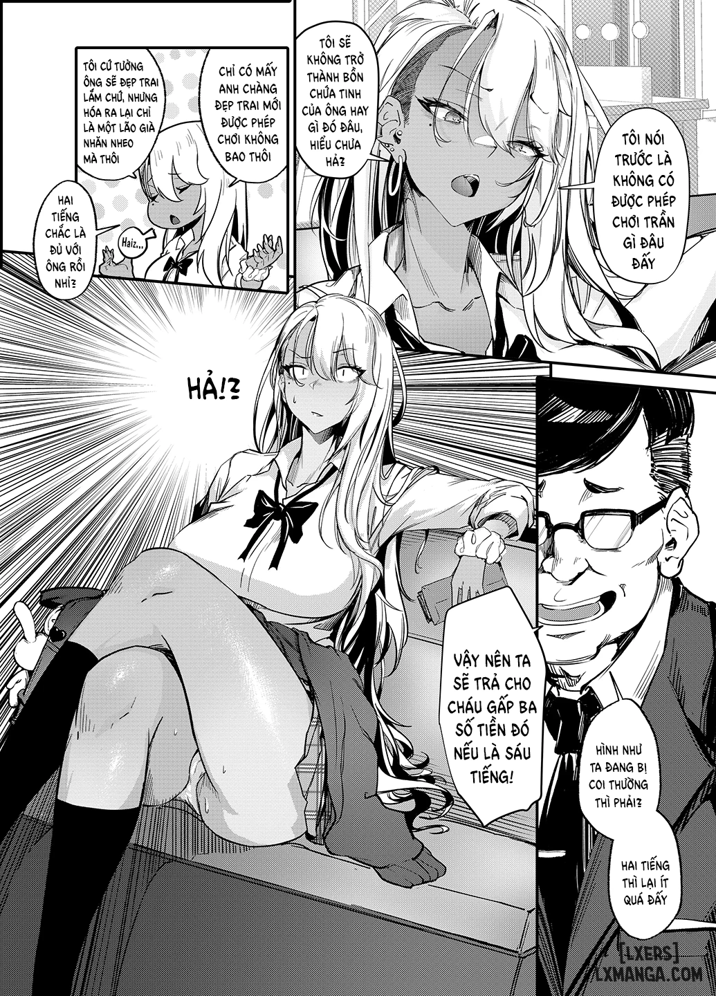 HentaiVN.net - Ảnh 9 - Một Câu Chuyện Về Việc Dạy Cho Cô Nàng Gyaru Láo Xược Một Bài Học - 1.0