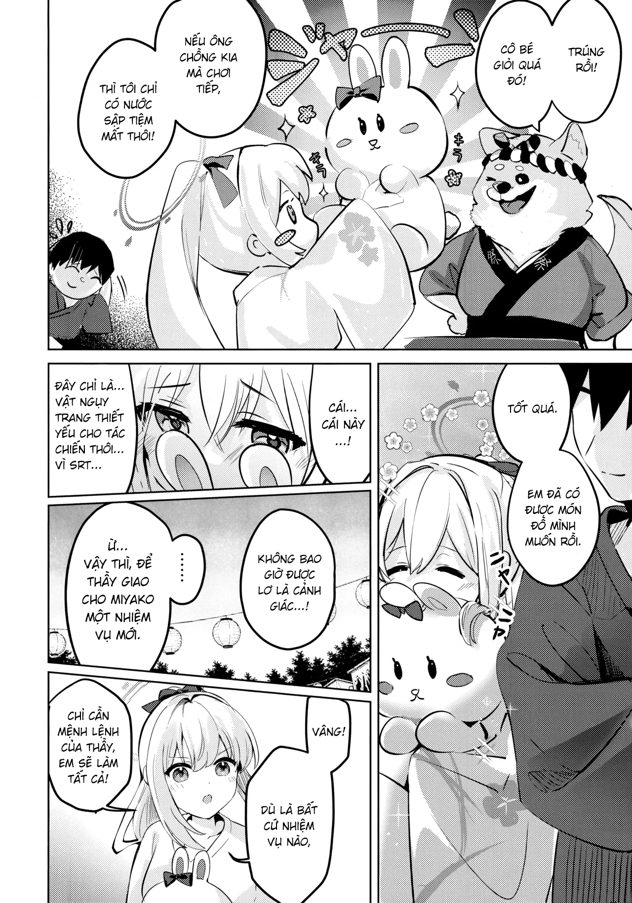 HentaiVN.net - Ảnh 13 - Pháo hoa và thỏ ngọc. Blue Archive - One shot khô dái mừng trung thu