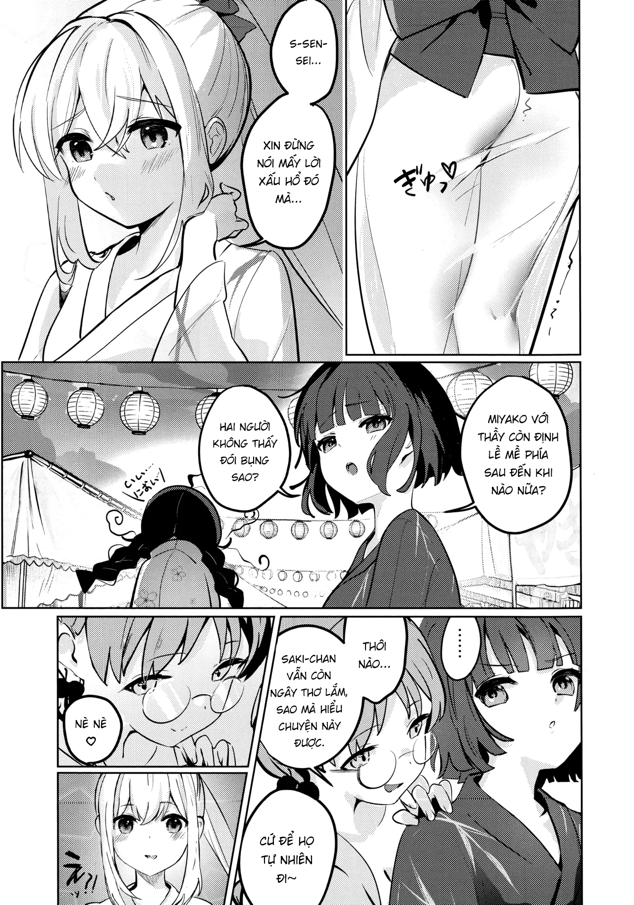 HentaiVN.net - Ảnh 8 - Pháo hoa và thỏ ngọc. Blue Archive - One shot khô dái mừng trung thu