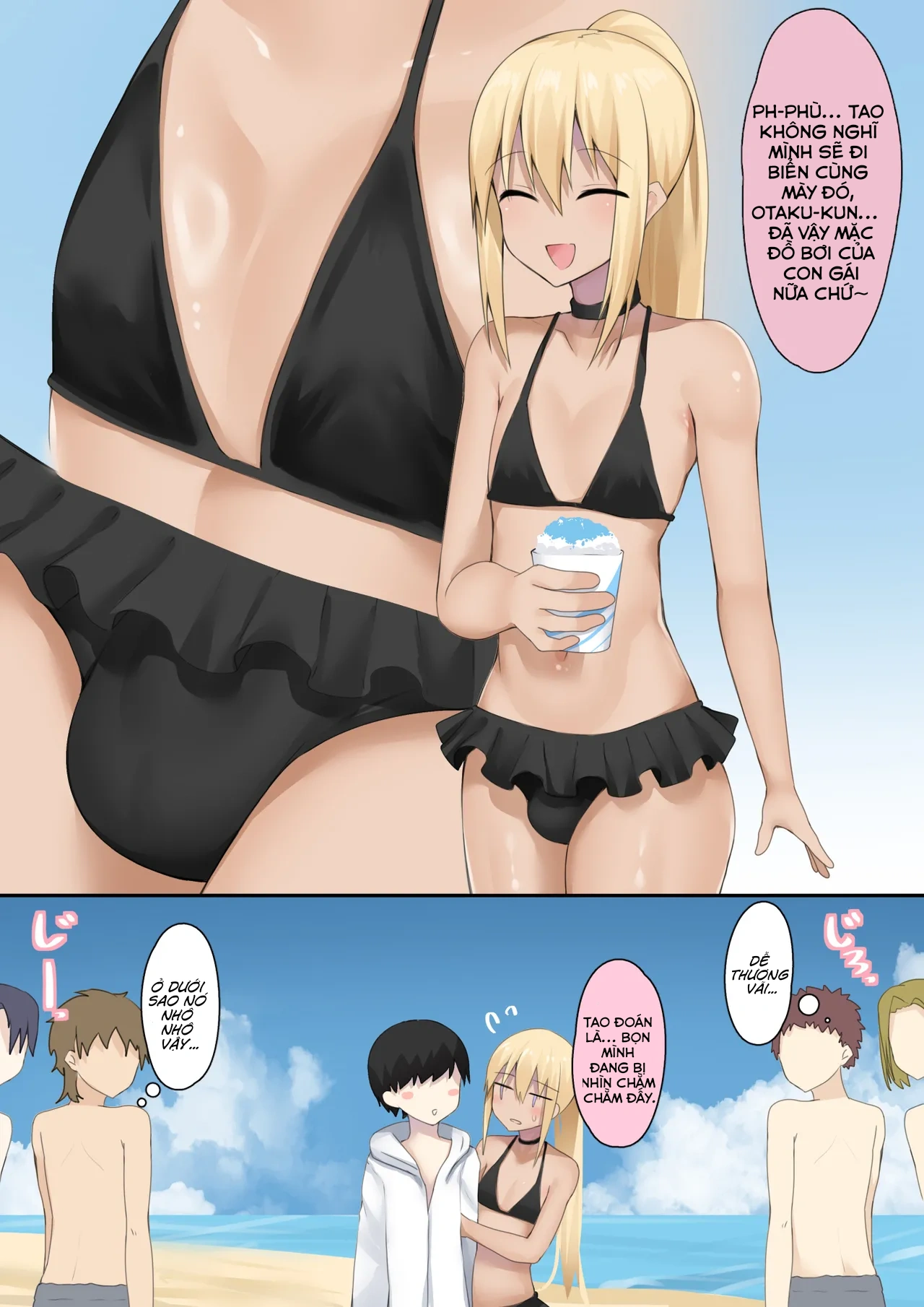 HentaiVN.net - Ảnh 25 - Tao sẽ giả gái vì mày - Oneshot