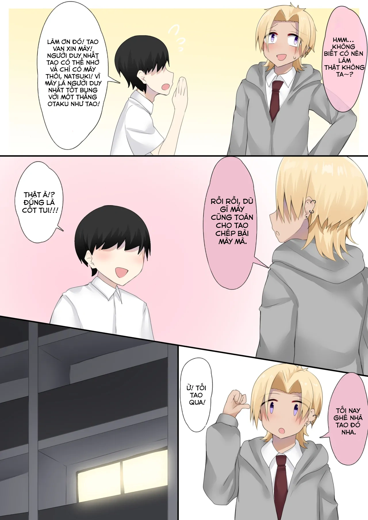 HentaiVN.net - Ảnh 3 - Tao sẽ giả gái vì mày - Oneshot