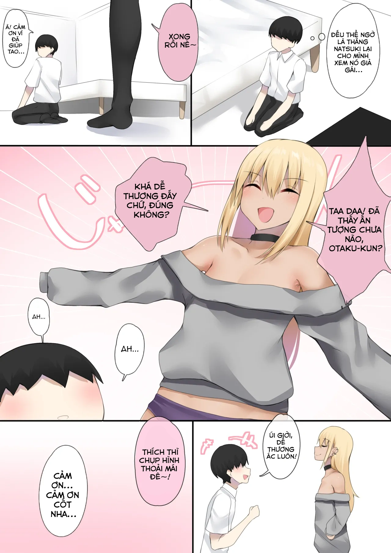 HentaiVN.net - Ảnh 4 - Tao sẽ giả gái vì mày - Oneshot