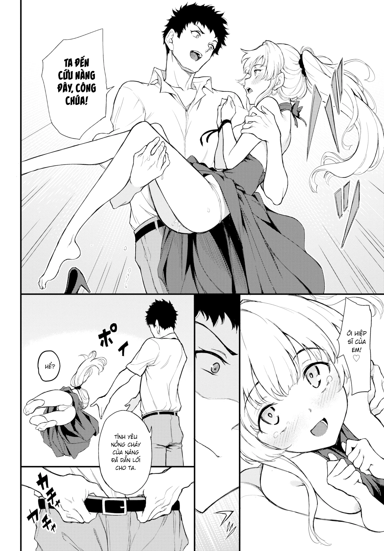 HentaiVN.net - Ảnh 14 - Tiểu Thư Shino Giận Mất Rồi ❤ #2 - Chap 2