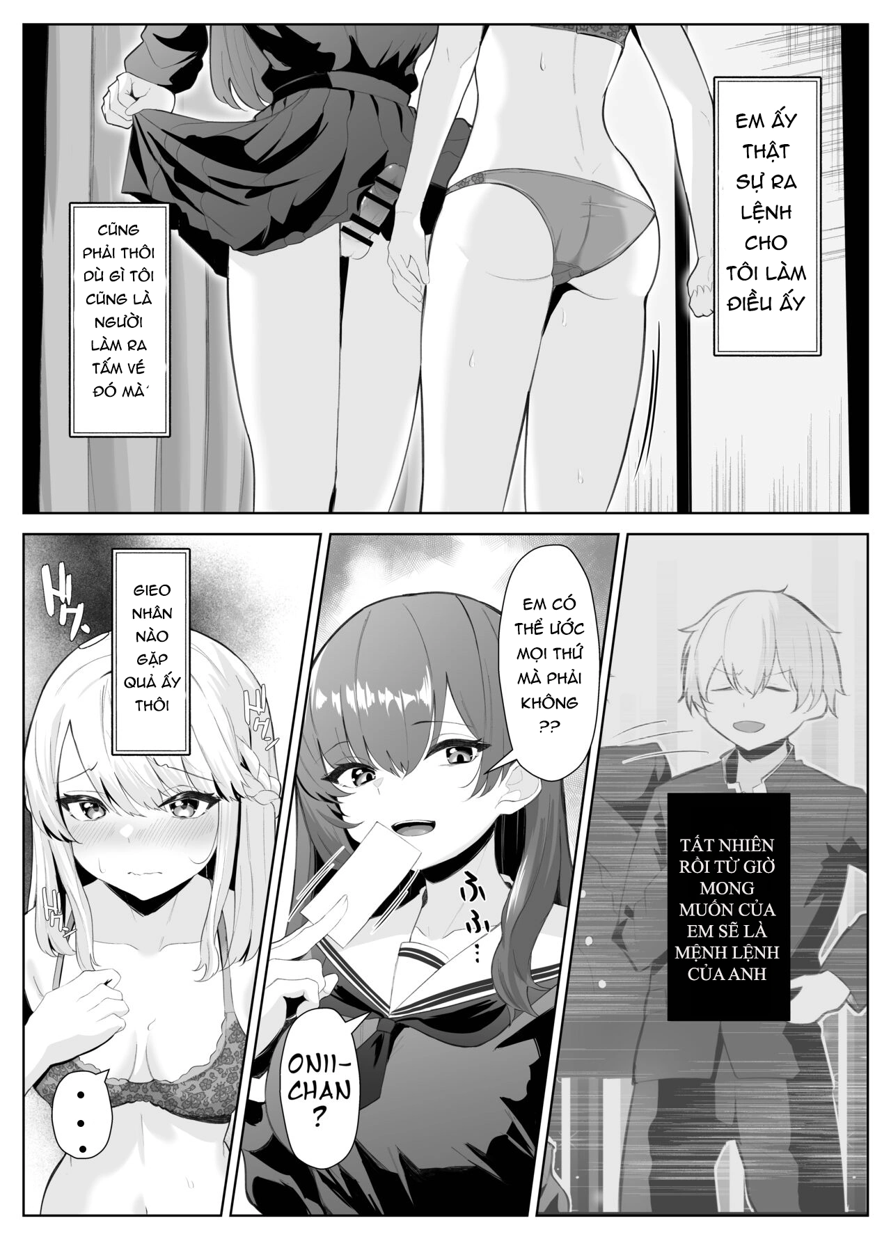 HentaiVN.net - Ảnh 18 - CÂU TRUYỆN VỀ ONII~CHAN BỊ CÔ EM GÁI FUTA BIẾN THÀNH EM GÁI - chap 1