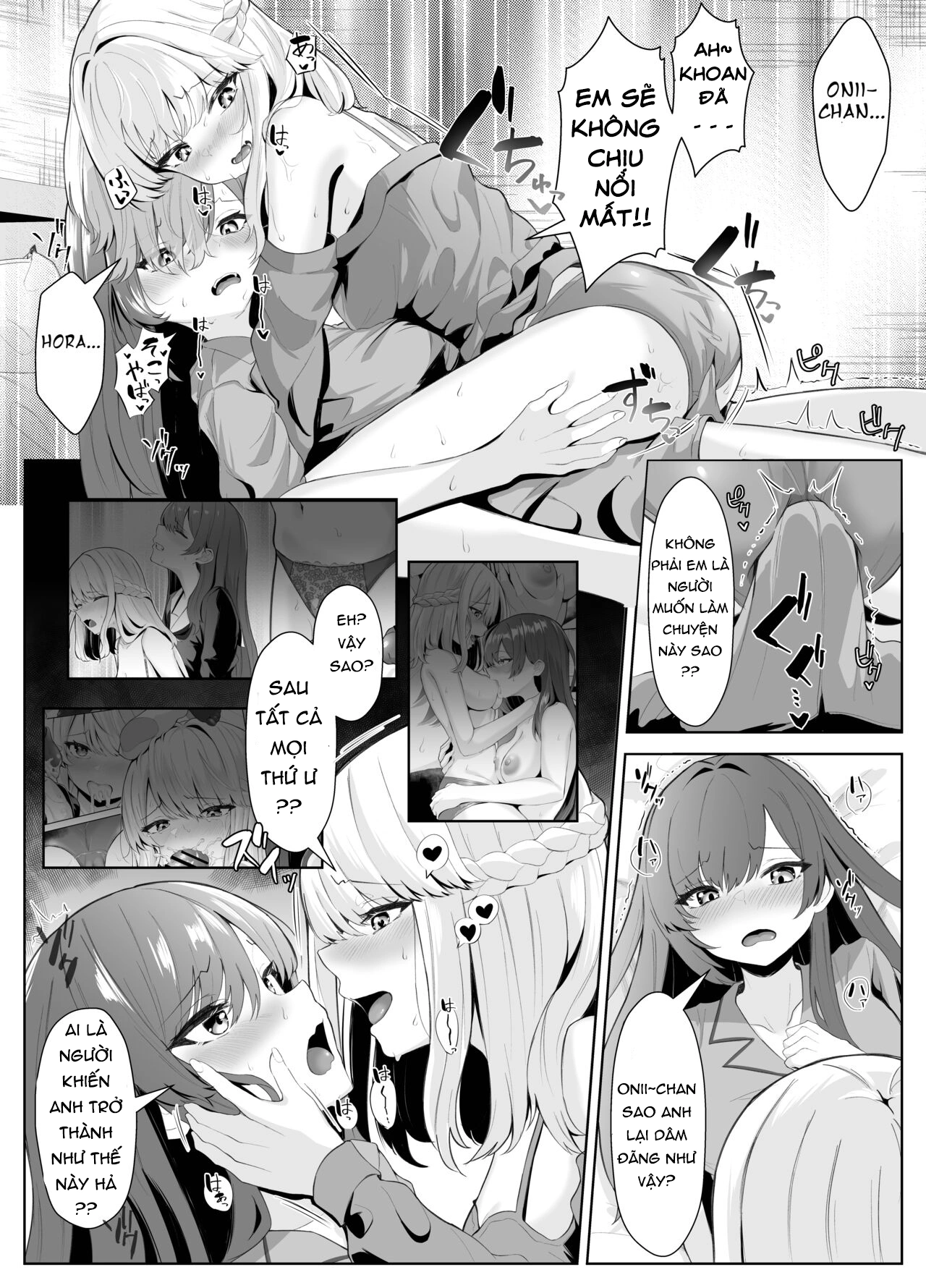 HentaiVN.net - Ảnh 36 - CÂU TRUYỆN VỀ ONII~CHAN BỊ CÔ EM GÁI FUTA BIẾN THÀNH EM GÁI - chap 1