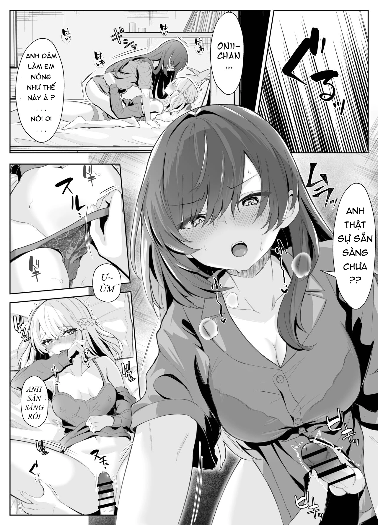 HentaiVN.net - Ảnh 37 - CÂU TRUYỆN VỀ ONII~CHAN BỊ CÔ EM GÁI FUTA BIẾN THÀNH EM GÁI - chap 1