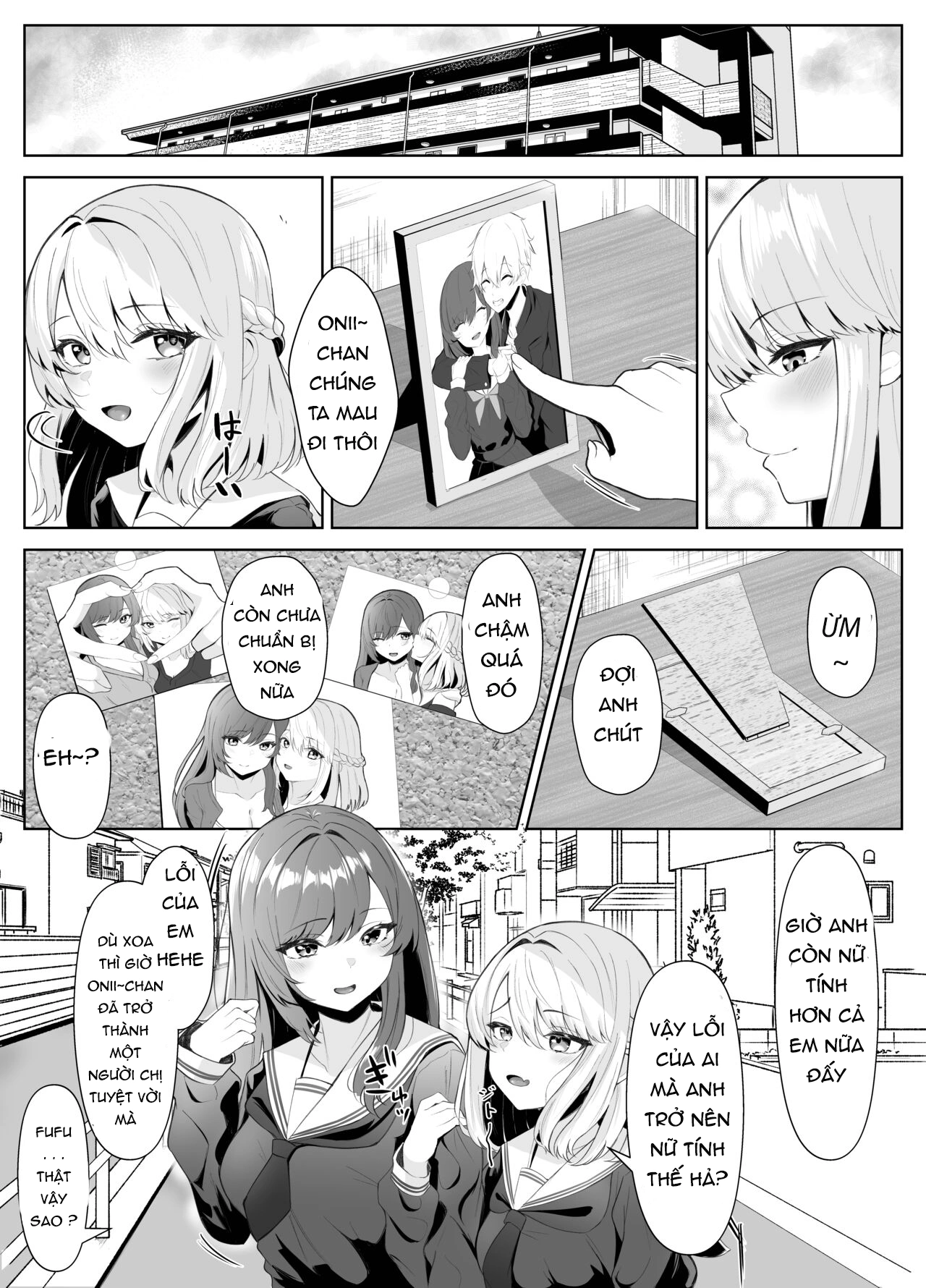 HentaiVN.net - Ảnh 50 - CÂU TRUYỆN VỀ ONII~CHAN BỊ CÔ EM GÁI FUTA BIẾN THÀNH EM GÁI - chap 1