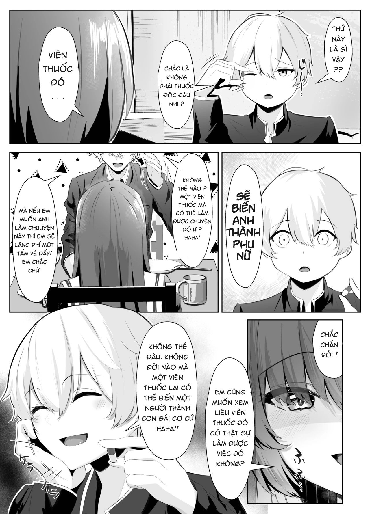 HentaiVN.net - Ảnh 10 - CÂU TRUYỆN VỀ ONII~CHAN BỊ CÔ EM GÁI FUTA BIẾN THÀNH EM GÁI - chap 1