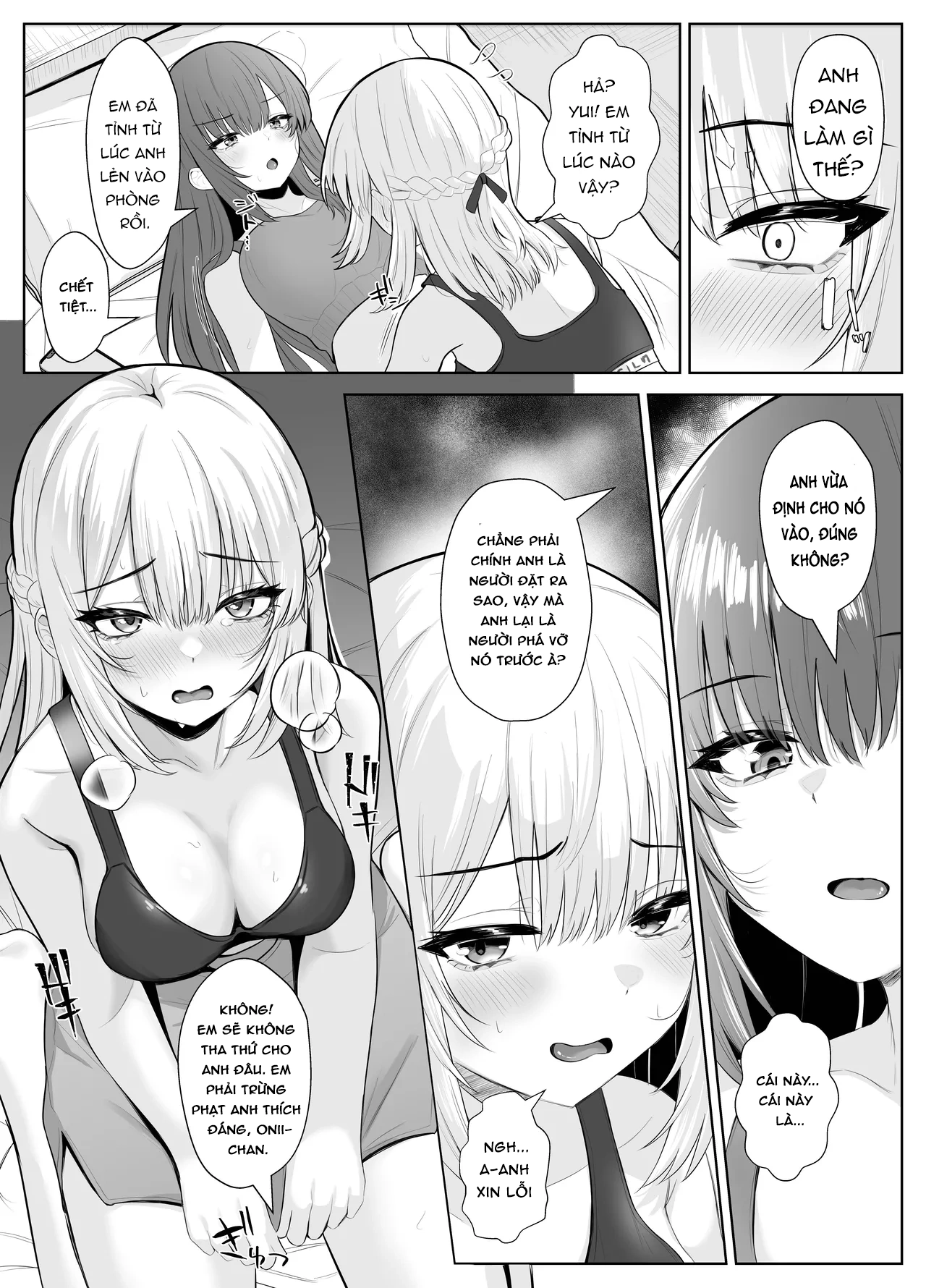 HentaiVN.net - Ảnh 22 - CÂU TRUYỆN VỀ ONII~CHAN BỊ CÔ EM GÁI FUTA BIẾN THÀNH EM GÁI - chap2