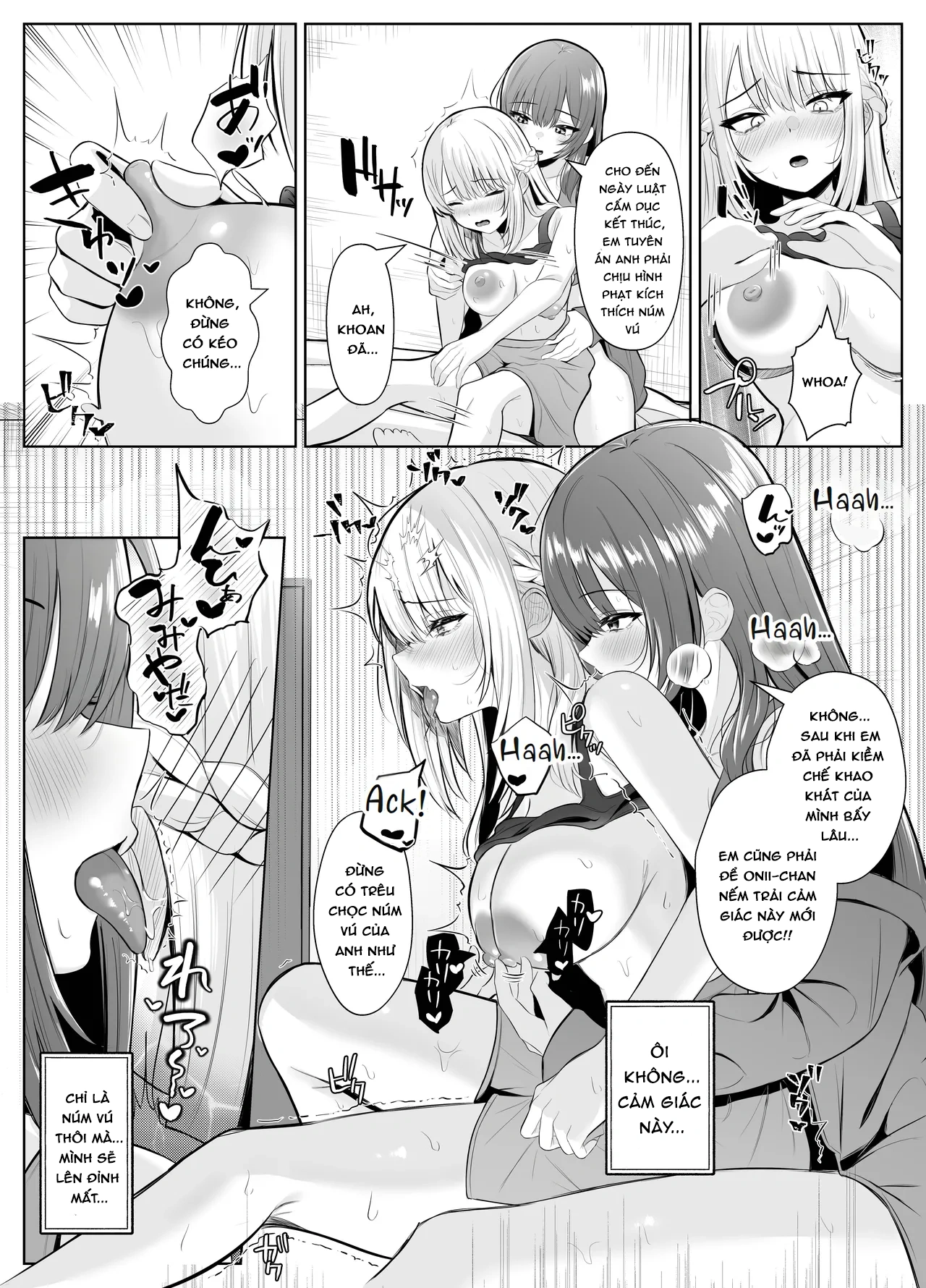 HentaiVN.net - Ảnh 23 - CÂU TRUYỆN VỀ ONII~CHAN BỊ CÔ EM GÁI FUTA BIẾN THÀNH EM GÁI - chap2