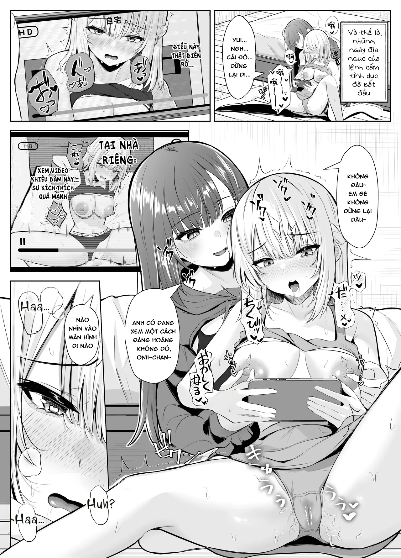 HentaiVN.net - Ảnh 25 - CÂU TRUYỆN VỀ ONII~CHAN BỊ CÔ EM GÁI FUTA BIẾN THÀNH EM GÁI - chap2