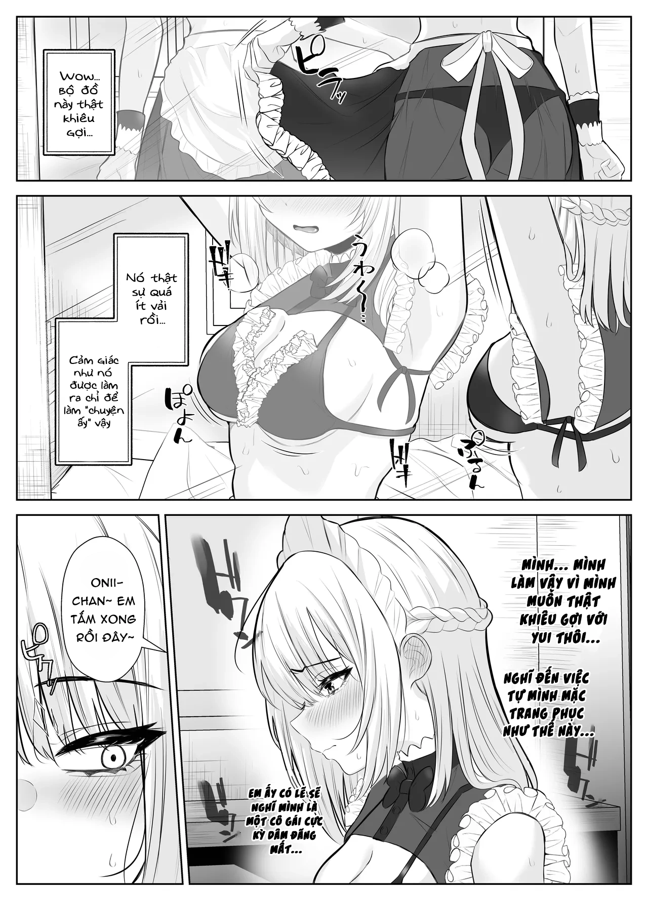 HentaiVN.net - Ảnh 35 - CÂU TRUYỆN VỀ ONII~CHAN BỊ CÔ EM GÁI FUTA BIẾN THÀNH EM GÁI - chap2