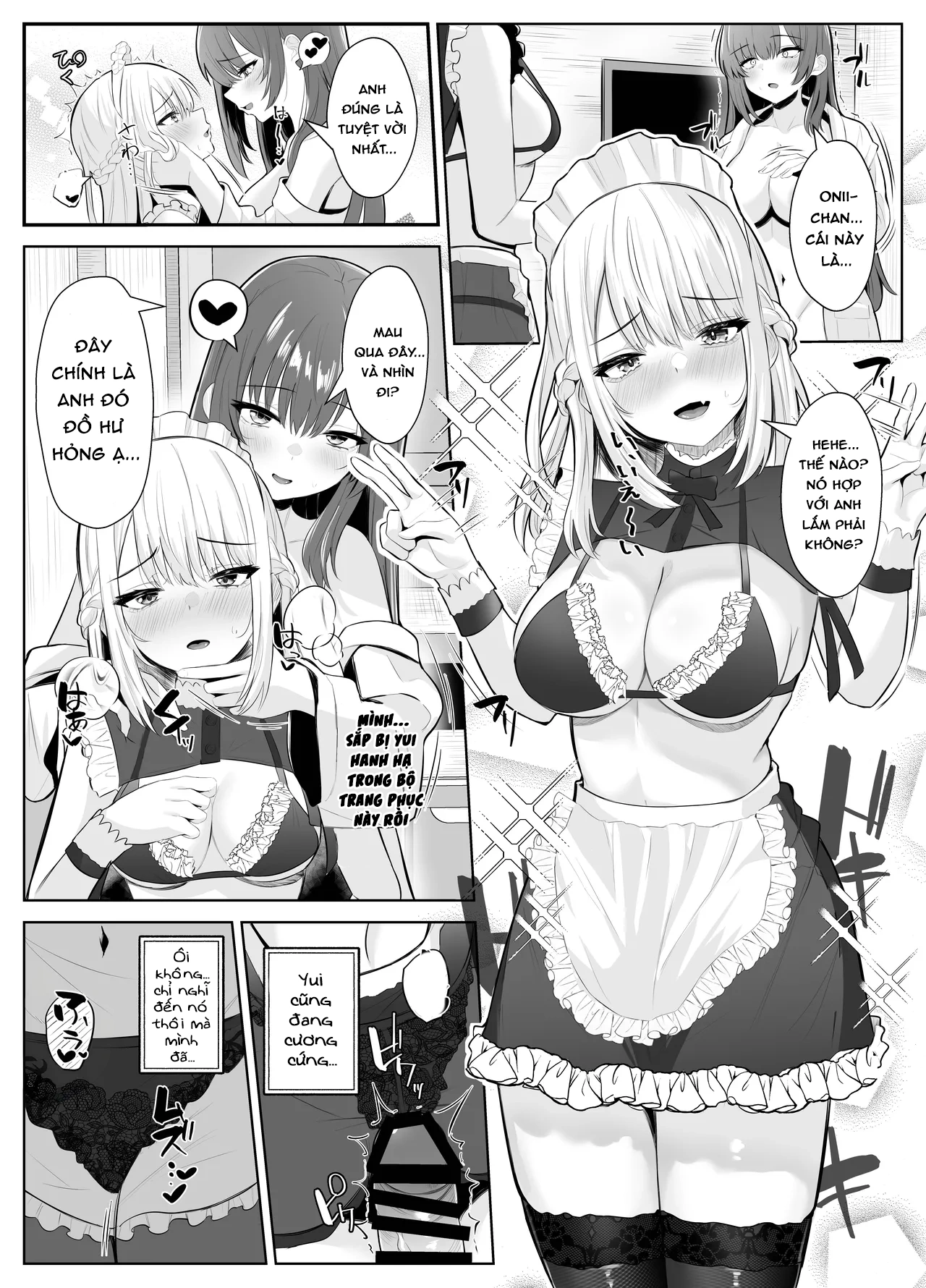 HentaiVN.net - Ảnh 36 - CÂU TRUYỆN VỀ ONII~CHAN BỊ CÔ EM GÁI FUTA BIẾN THÀNH EM GÁI - chap2
