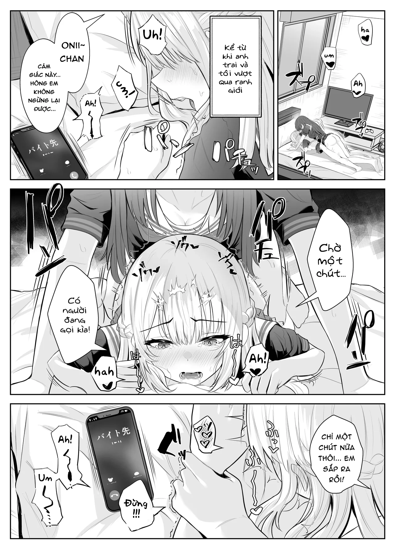 HentaiVN.net - Ảnh 5 - CÂU TRUYỆN VỀ ONII~CHAN BỊ CÔ EM GÁI FUTA BIẾN THÀNH EM GÁI - chap2