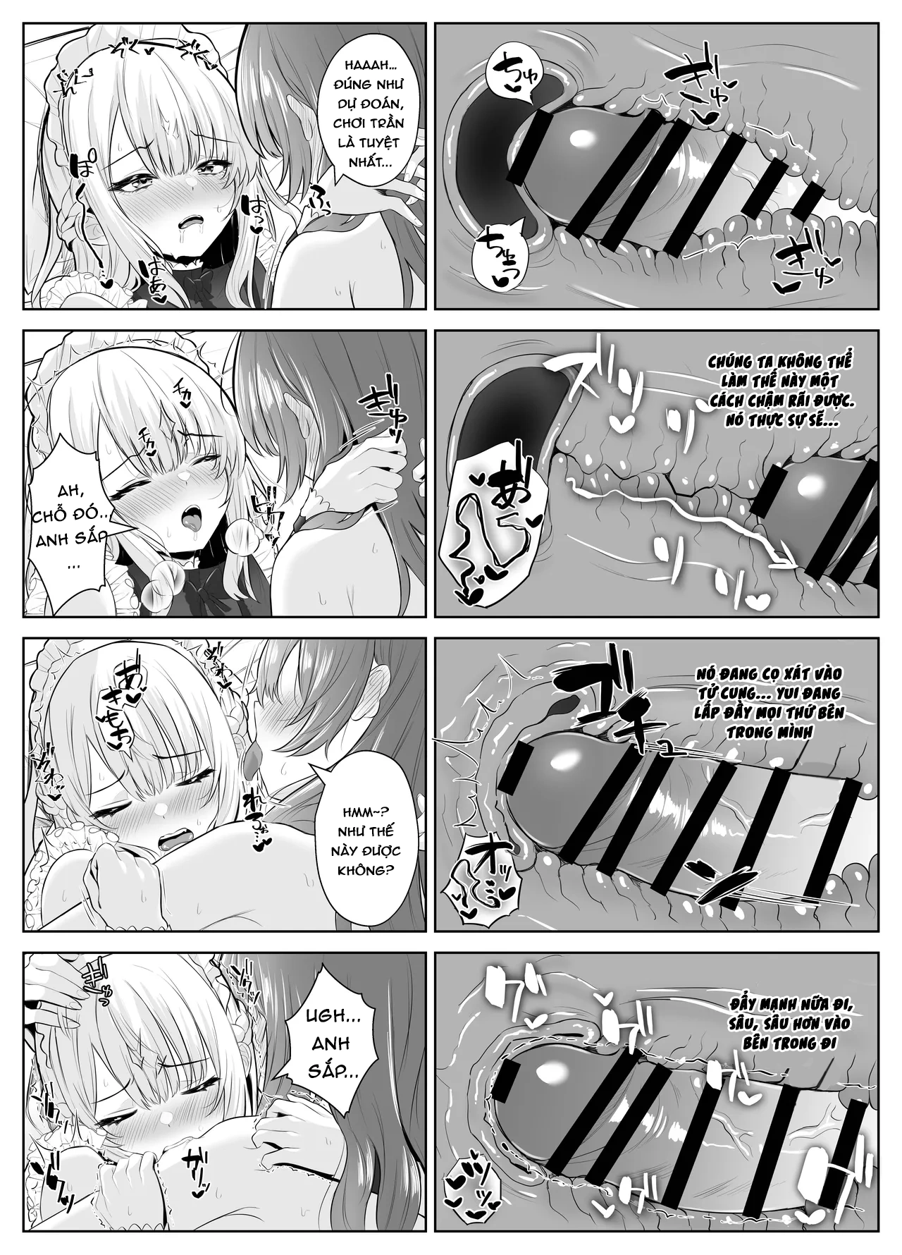 HentaiVN.net - Ảnh 41 - CÂU TRUYỆN VỀ ONII~CHAN BỊ CÔ EM GÁI FUTA BIẾN THÀNH EM GÁI - chap2