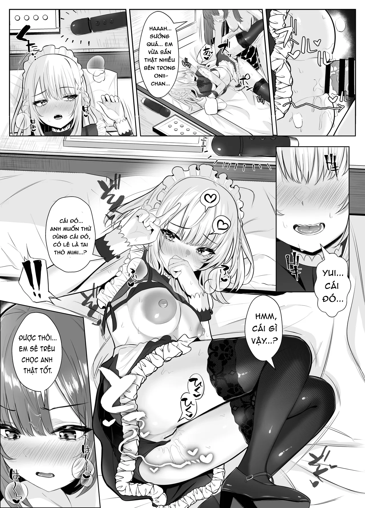 HentaiVN.net - Ảnh 44 - CÂU TRUYỆN VỀ ONII~CHAN BỊ CÔ EM GÁI FUTA BIẾN THÀNH EM GÁI - chap2