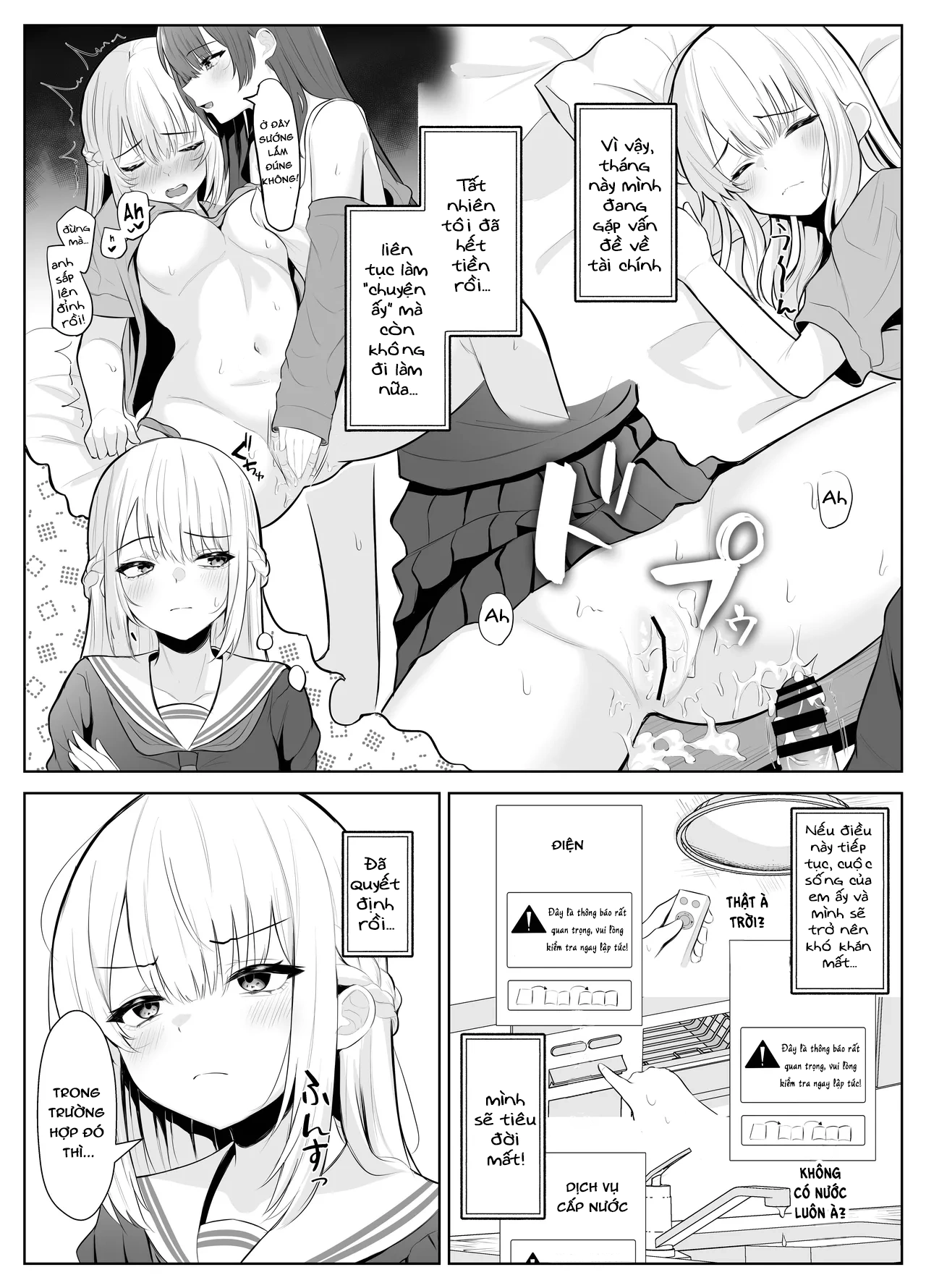 HentaiVN.net - Ảnh 10 - CÂU TRUYỆN VỀ ONII~CHAN BỊ CÔ EM GÁI FUTA BIẾN THÀNH EM GÁI - chap2