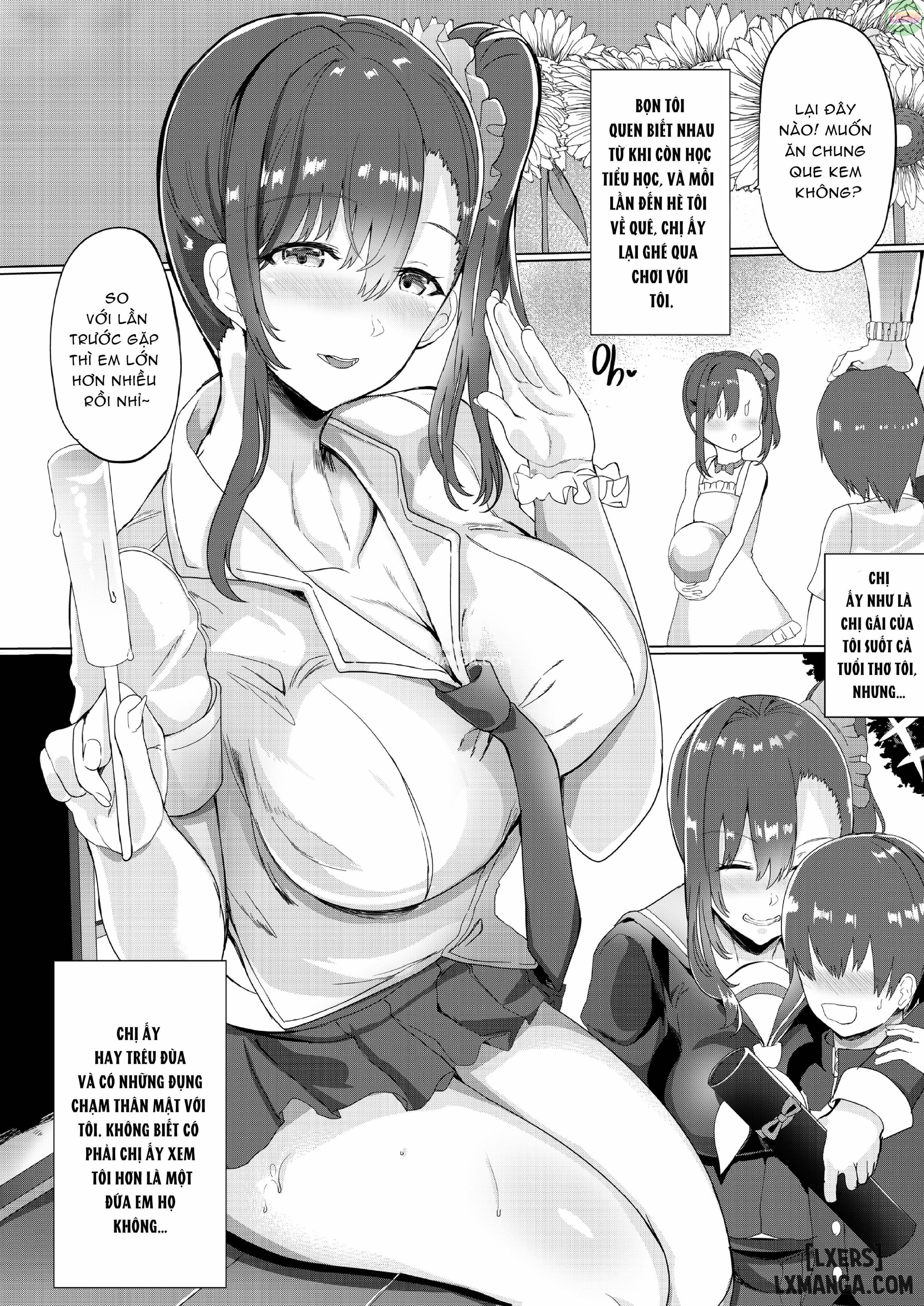 HentaiVN.net - Ảnh 3 - Bí Mật Mùa Hè Của Chúng Tôi - Oneshot