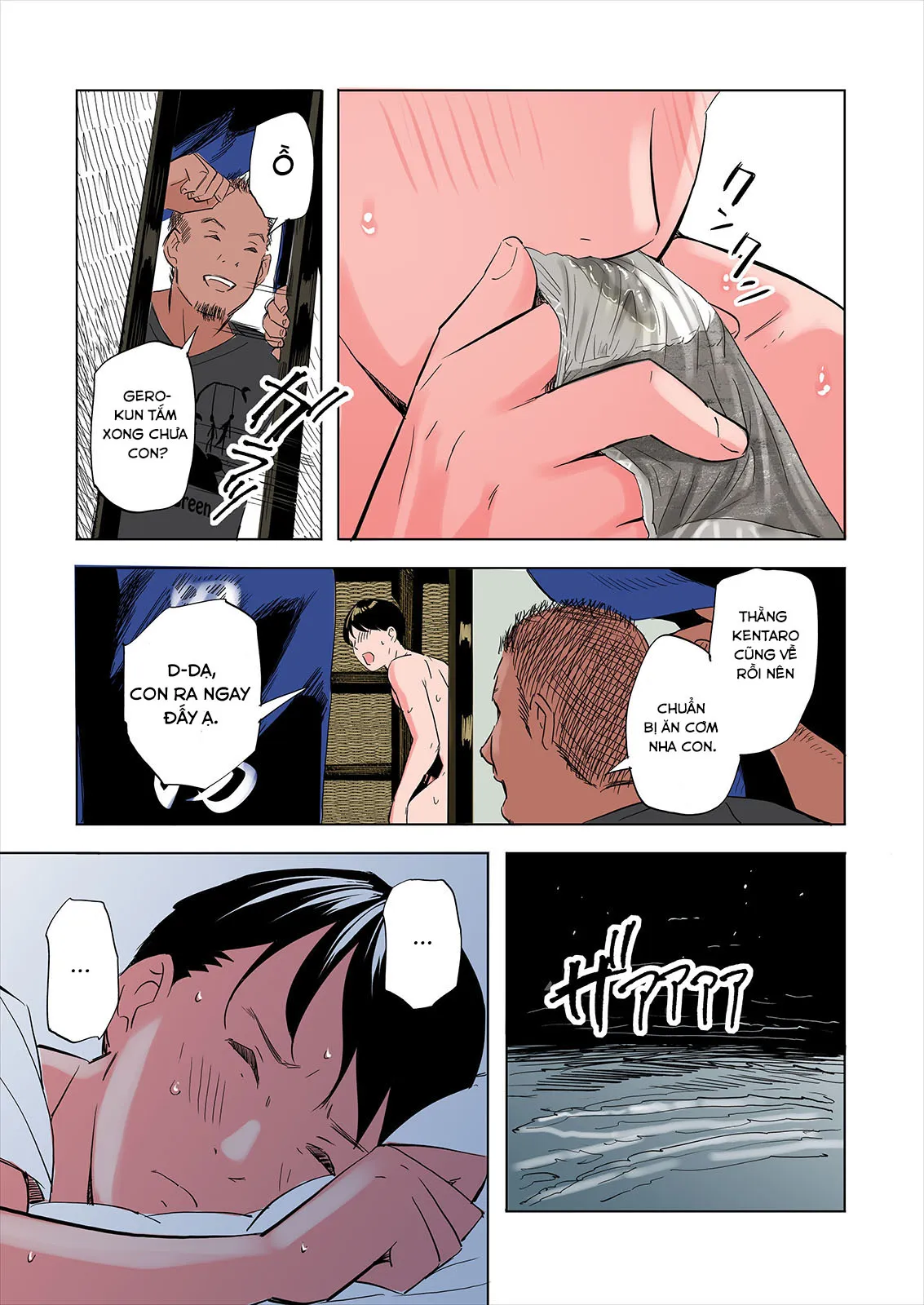 HentaiVN.net - Ảnh 19 - Về quê thằng bạn, tôi phát hiện nhiều điều. [Tomodachi no Gibo to Ane ni Yuuwaku sareru Hanashi; A tale of the temptation of my friend's stepmom and sister] - Chap 1
