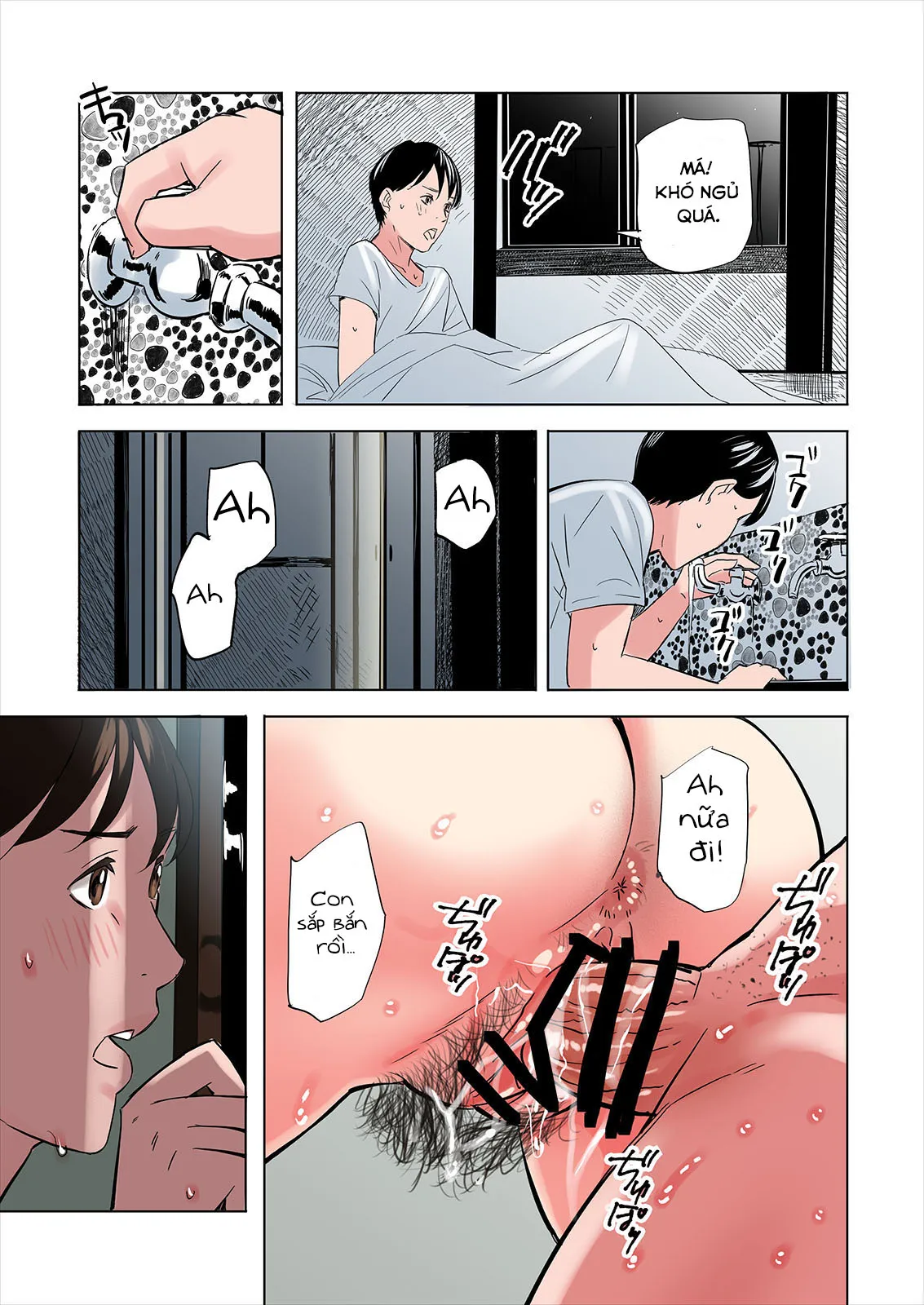 HentaiVN.net - Ảnh 21 - Về quê thằng bạn, tôi phát hiện nhiều điều. [Tomodachi no Gibo to Ane ni Yuuwaku sareru Hanashi; A tale of the temptation of my friend's stepmom and sister] - Chap 1