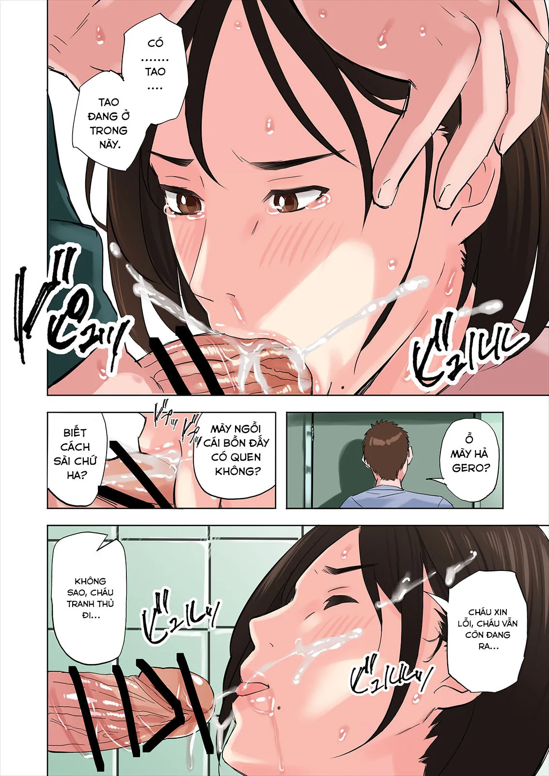 HentaiVN.net - Ảnh 12 - Về quê thằng bạn, tôi phát hiện nhiều điều. [Tomodachi no Gibo to Ane ni Yuuwaku sareru Hanashi; A tale of the temptation of my friend's stepmom and sister] - Chap 2