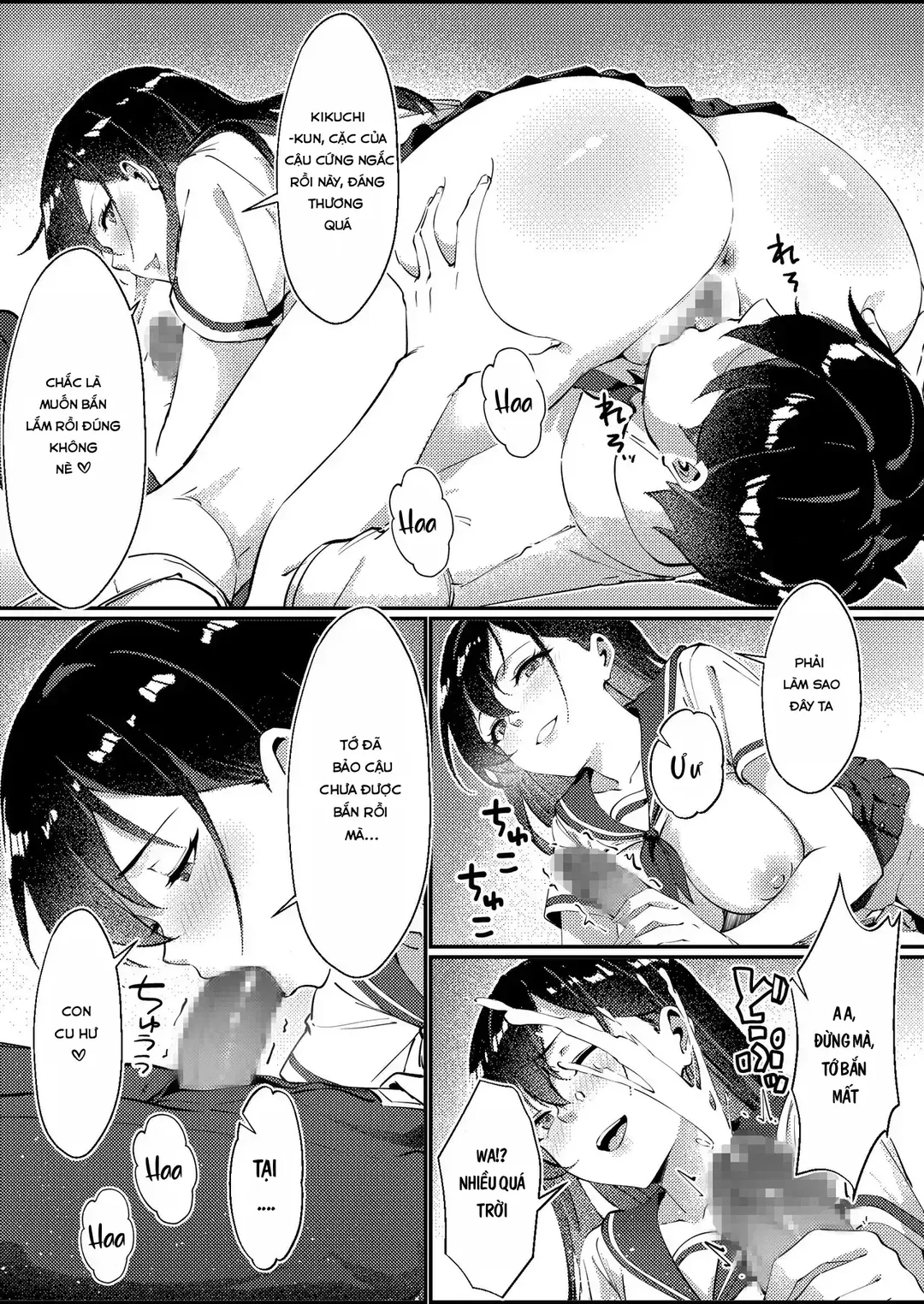 HentaiVN.net - Ảnh 20 - Kurokami Long no Seiso-kei Kyonyuu JK wa Jitsu wa Self-Irama Chijou datta - Oneshot